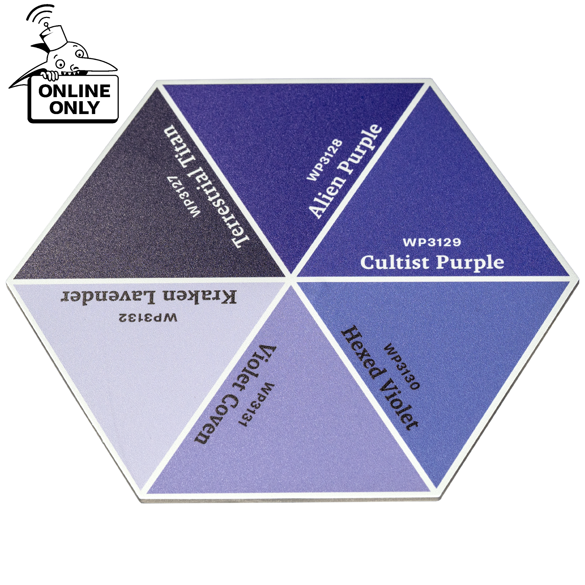 the-army-painter-hex-cutting-mat-tapis-d-coupe-violet image 1