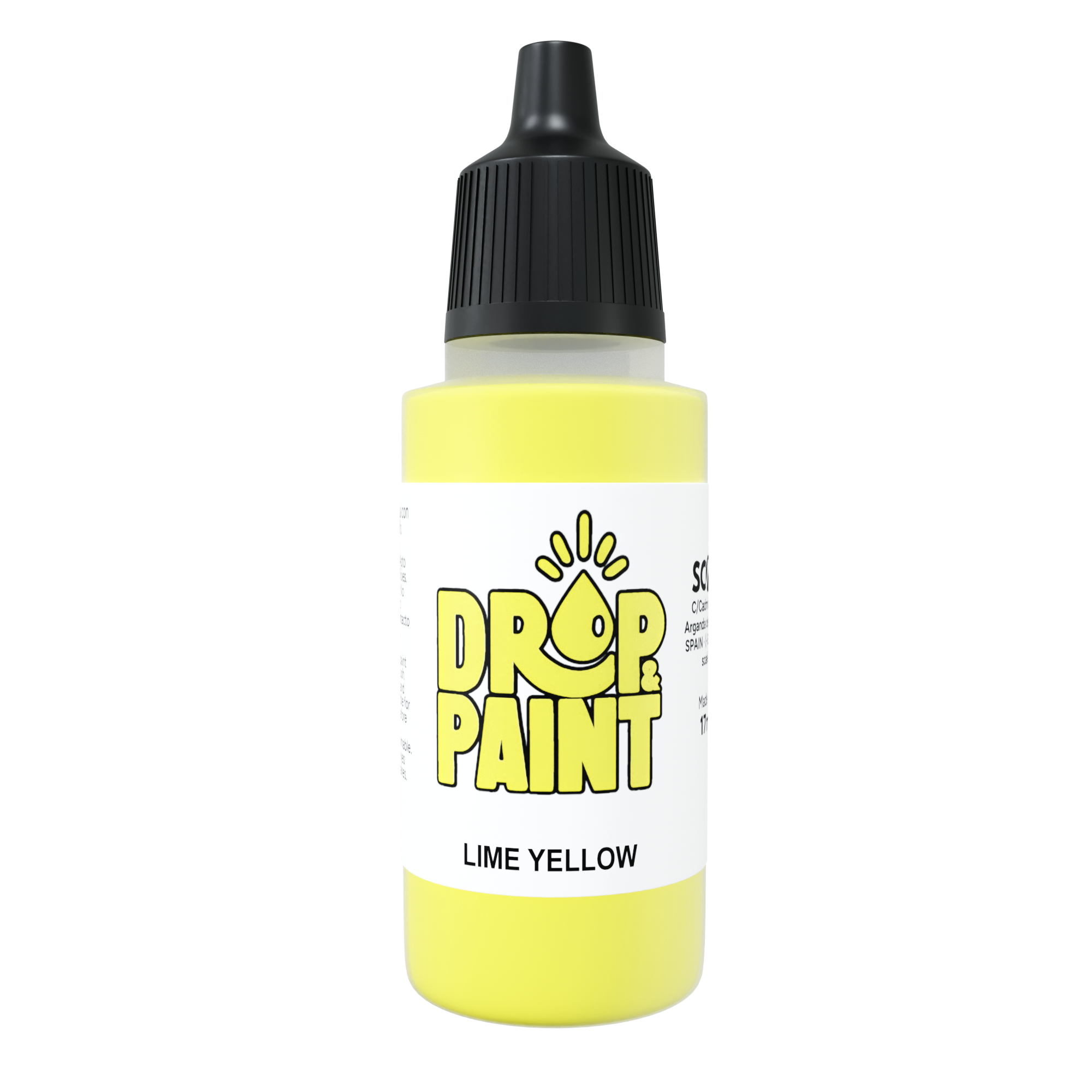 scale75-scalecolor-lime-yellow-peinture-acrylique-17ml-jaune image 1