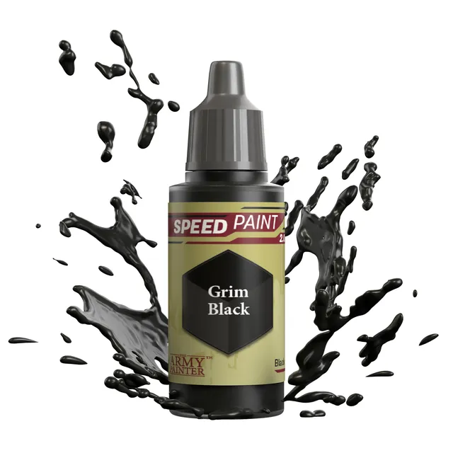 the-army-painter-speedpaint-grim-black-peinture-noire-18-ml image 1