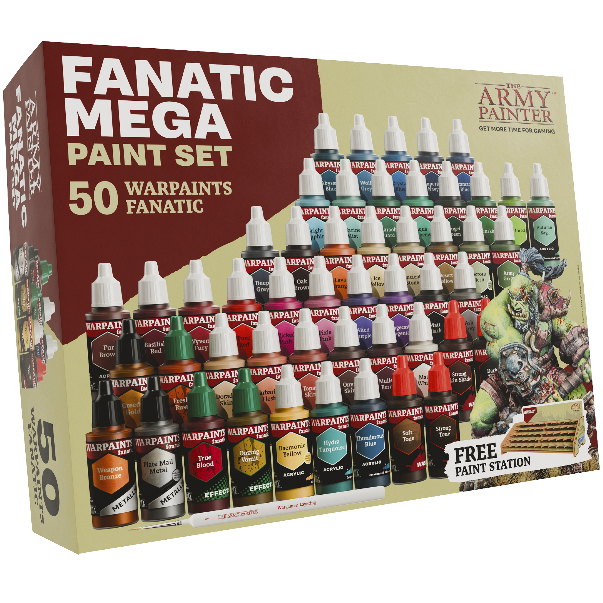 the-army-painter-fanatic-mega-set-coffret-50-peintures image 1