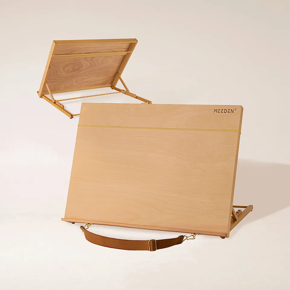 meeden-a2-chevalet-de-table-bois-h-tre-grand-format image 1