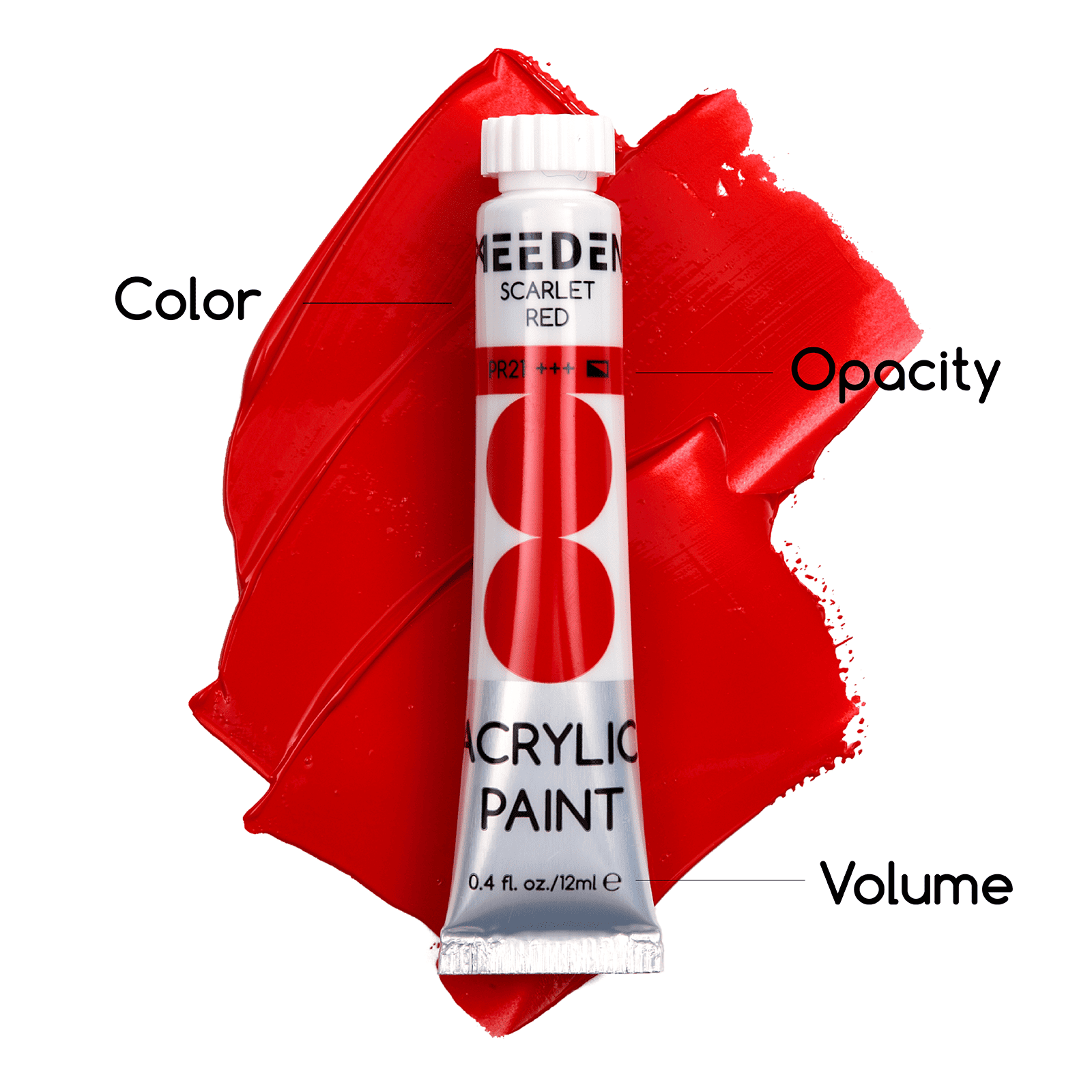 meeden-acrylic-paint-peinture-acrylique-24-tubes-12-ml-multicolore image 3