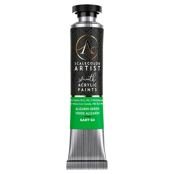scale75-scalecolor-artist-alizarin-green-peinture-acrylique-20ml-vert image 1