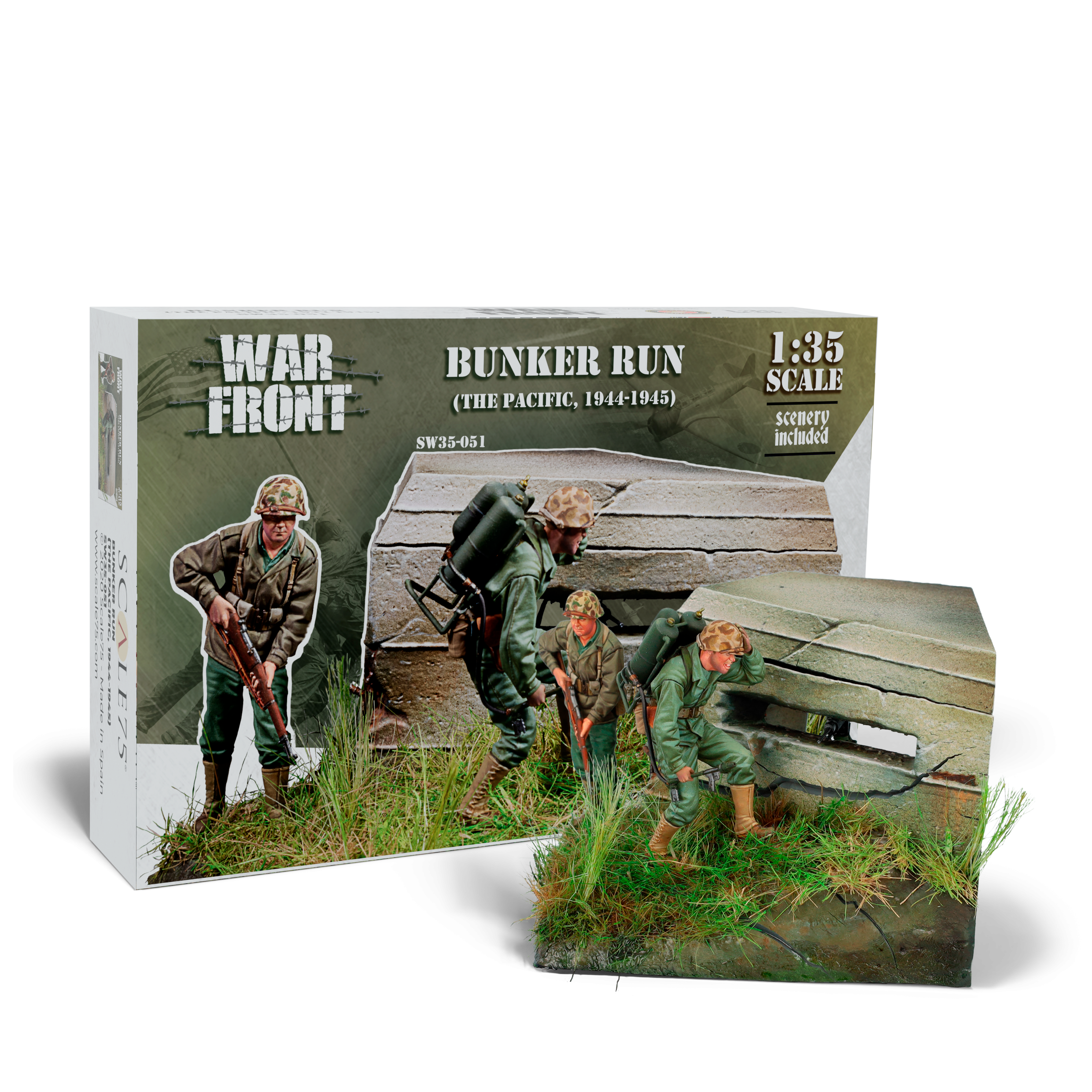 scale75-models-bunker-run-pacifique-1944-figurine-1-35 image 1