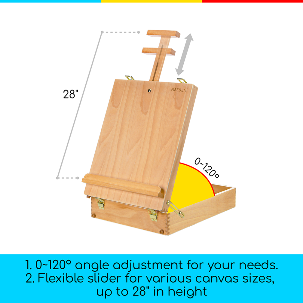 meeden-tabletop-easels-hbx-9a-chevalet-table-bois-coffret image 5