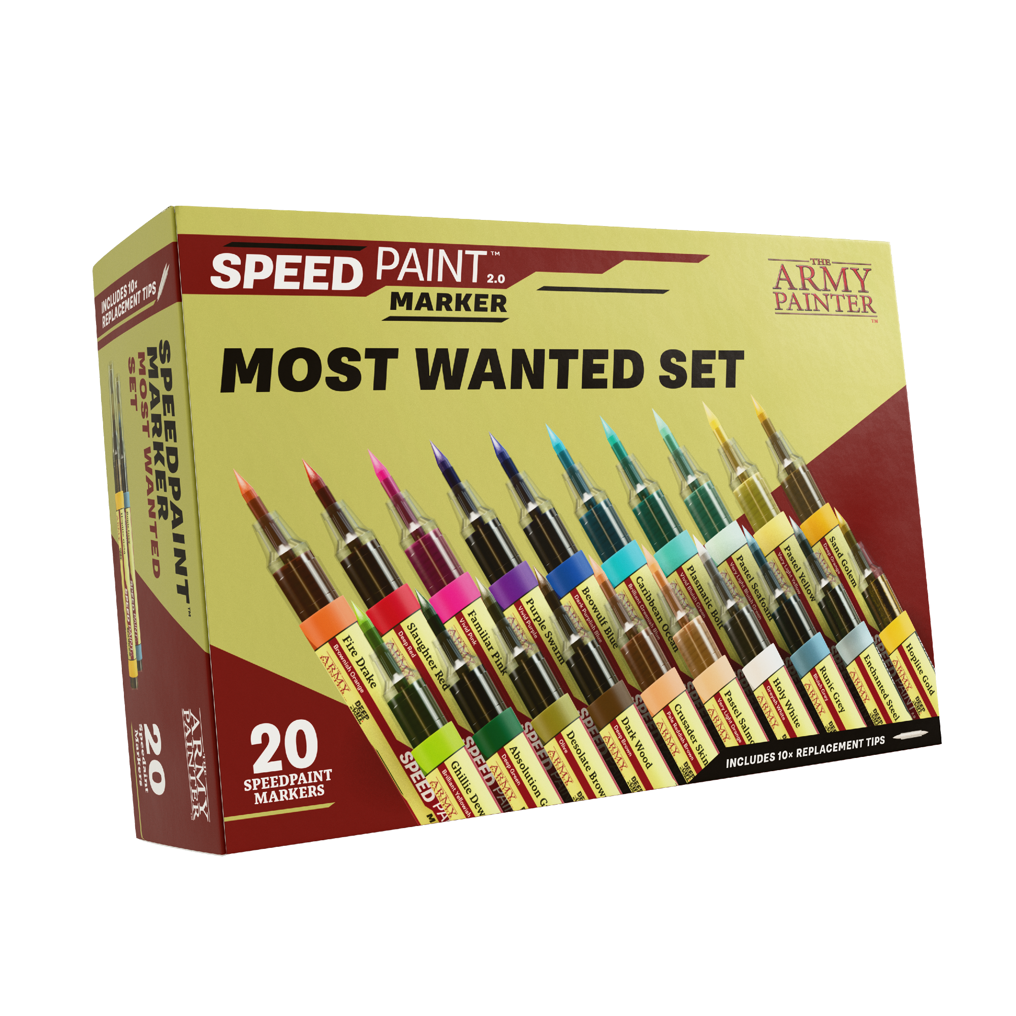 the-army-painter-speedpaint-markers-most-wanted-set-marqueurs-20-couleurs image 1