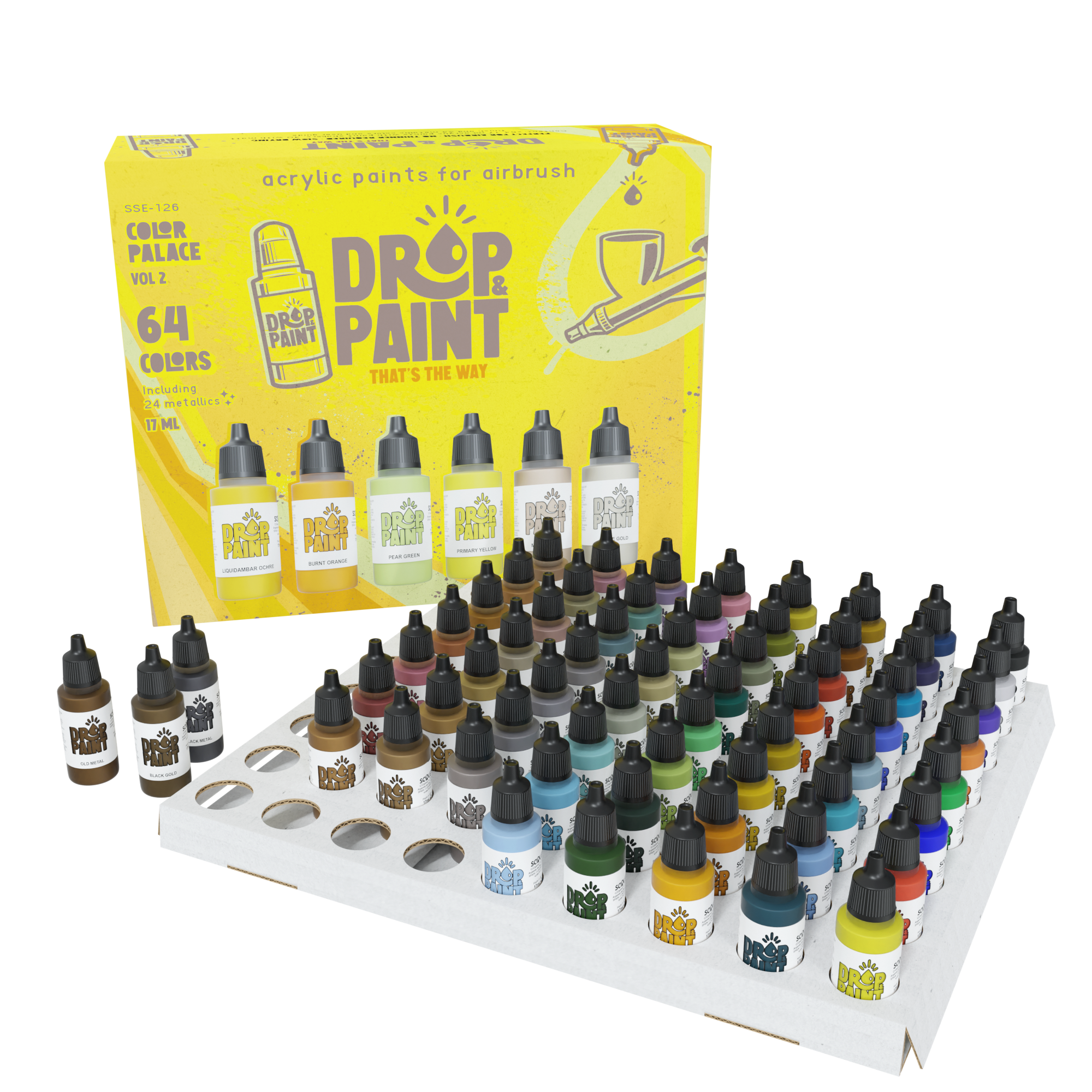 scale75-drop-paint-color-palace-vol-2-peinture-a-rographe-coffret image 1