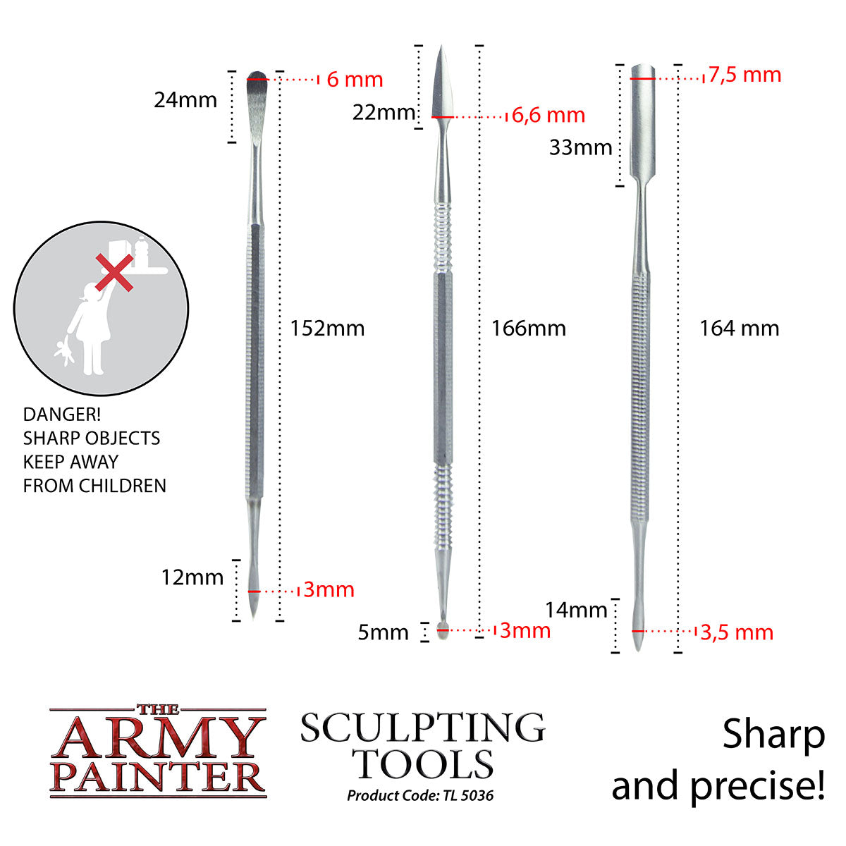 the-army-painter-tools-accessories-sculpting-tools-outils-sculpture-3-pi-ces image 2