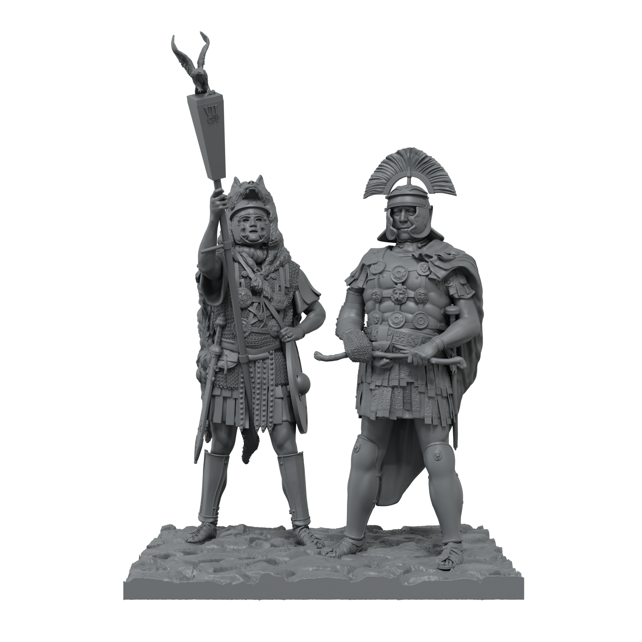 scale75-rome-centvrio-titvs-lepidvs-figurine-75mm-non-peinte-r-sine image 2