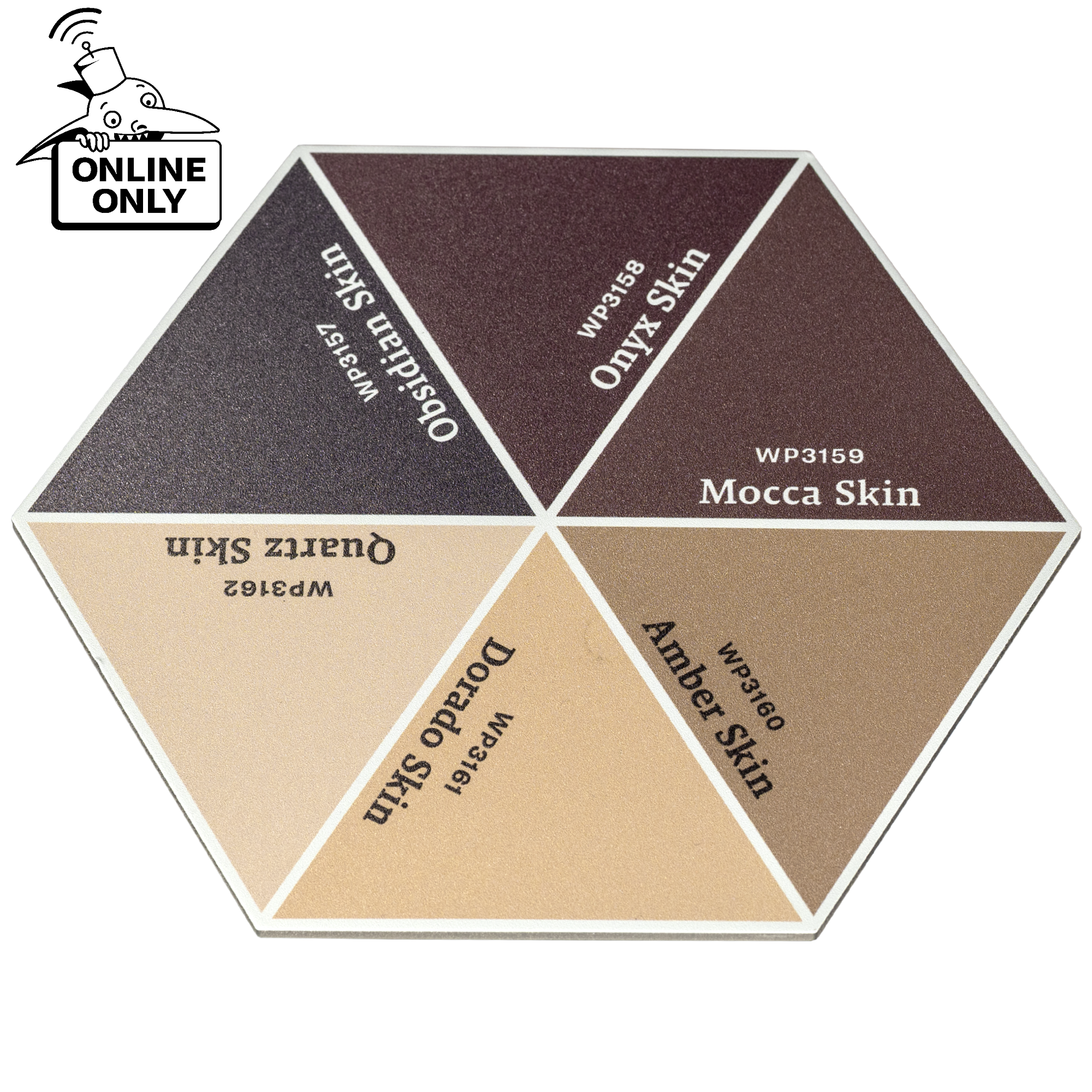 the-army-painter-hex-cutting-mat-deep-skin-tones-tapis-d-coupe image 1