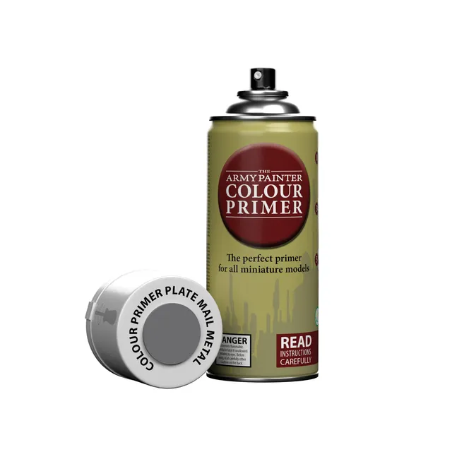 the-army-painter-colour-primer-plate-mail-metal-bombe-sous-couche-400-ml image 1