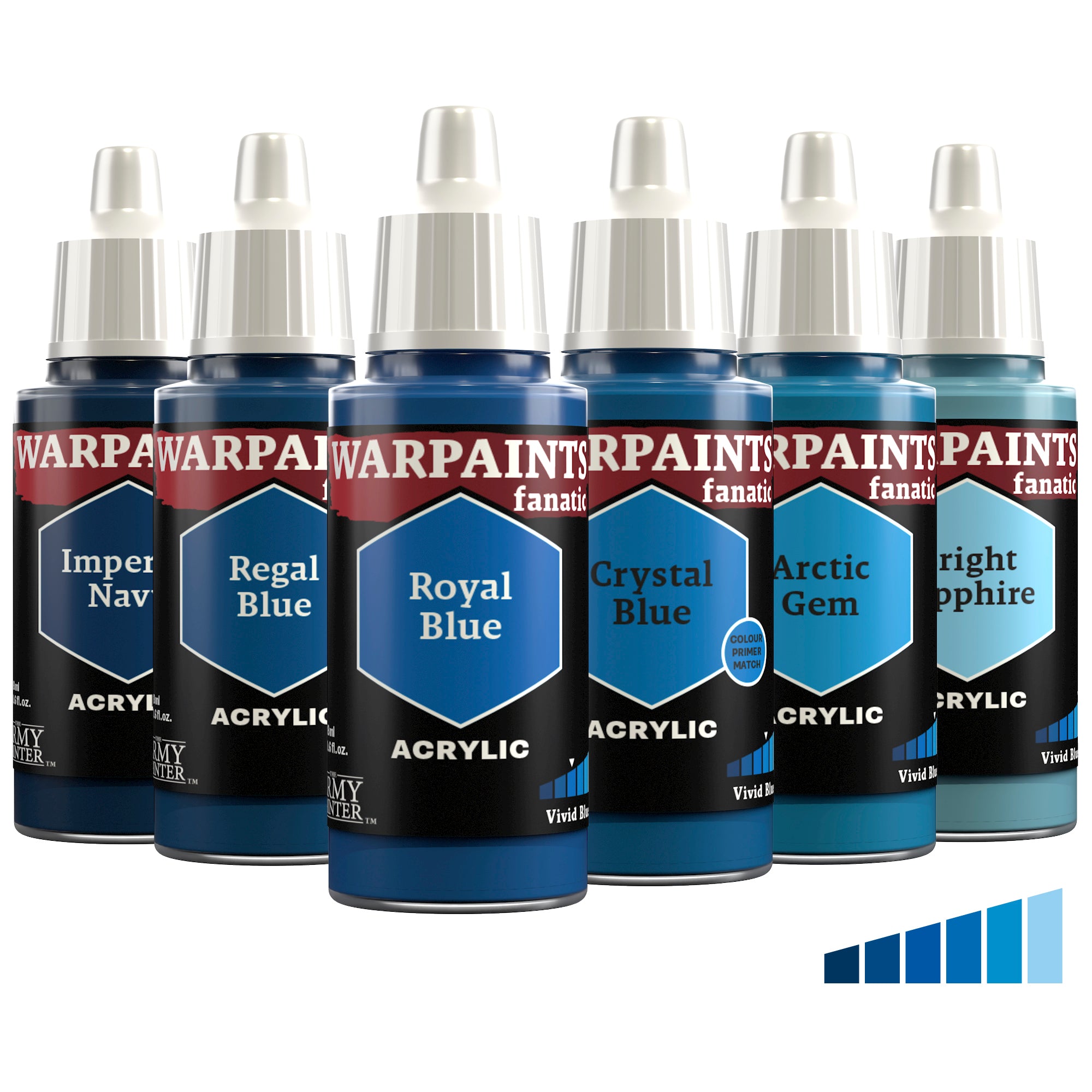 the-army-painter-warpaints-fanatic-vivid-blues-lot-6x18ml-bleu image 1