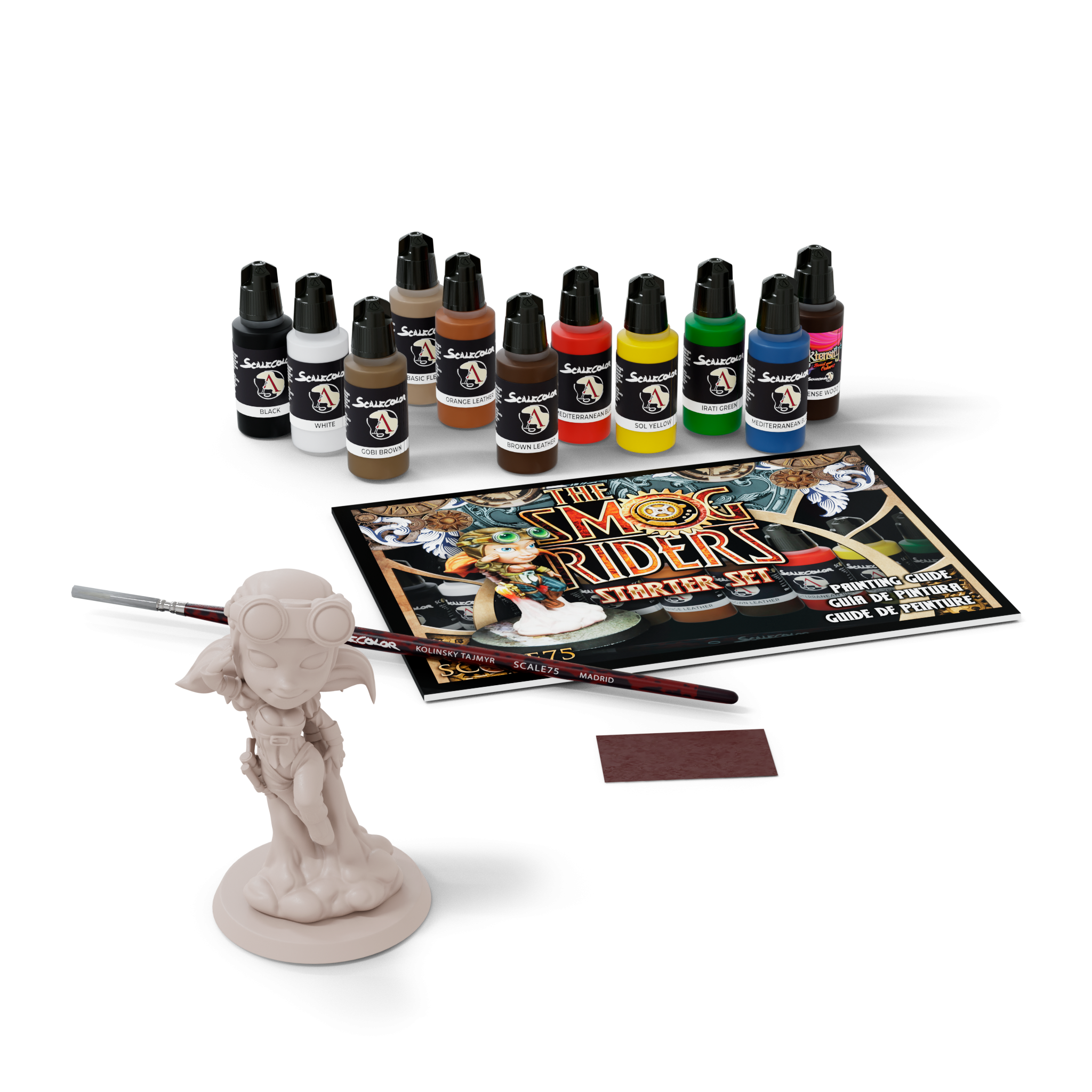scale75-starter-smog-riders-set-peinture-figurine-35mm image 2
