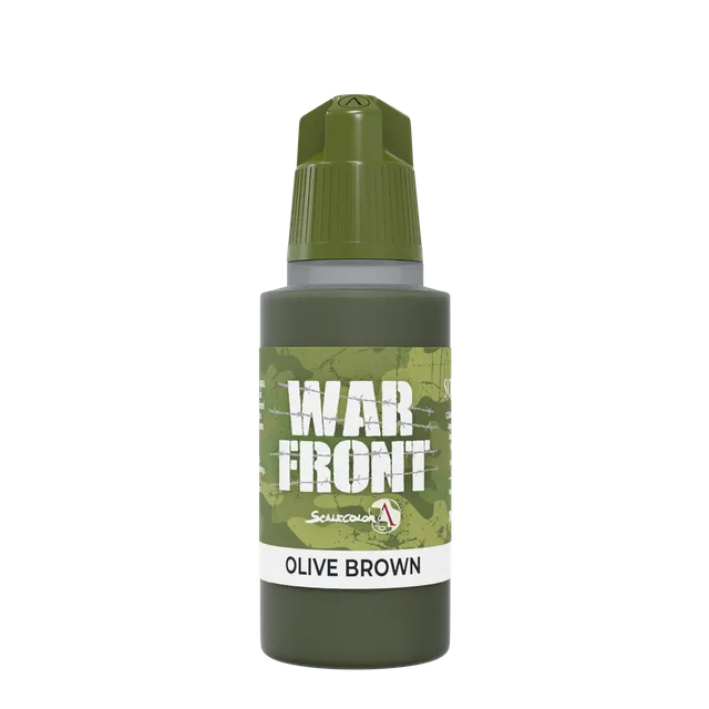 scale75-warfront-olive-brown-peinture-acrylique-mate-17ml image 1