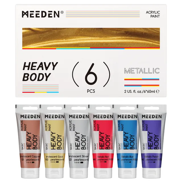 meeden-acrylic-acrylique-m-tallique-6-x-60ml-paisse image 1