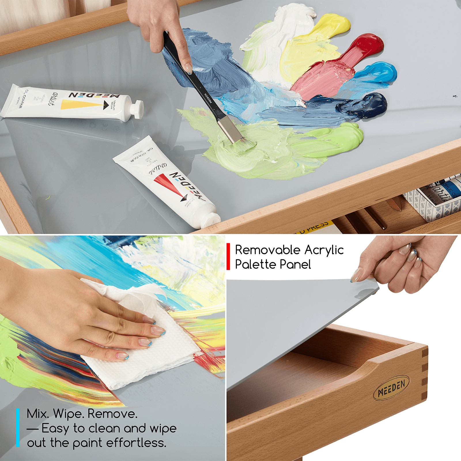 meeden-art-carts-w13h-desserte-atelier-bois-naturel-5-niveaux image 7