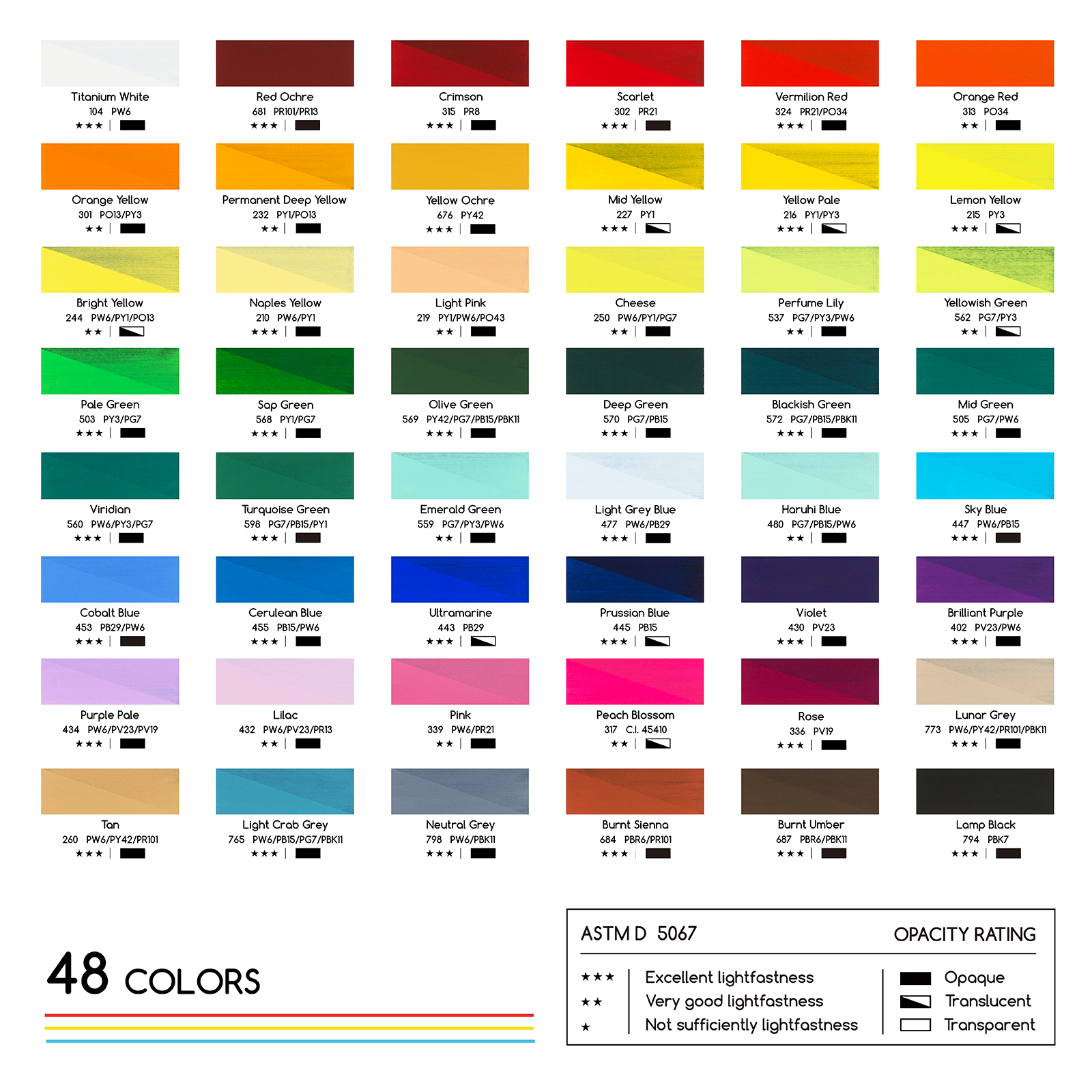 meeden-gouache-peinture-gouache-48-tubes-12-ml-opaque image 6