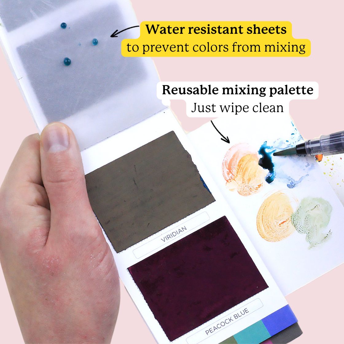 viviva-colorsheets-original-16-carnet-aquarelle-poche-16-couleurs image 4
