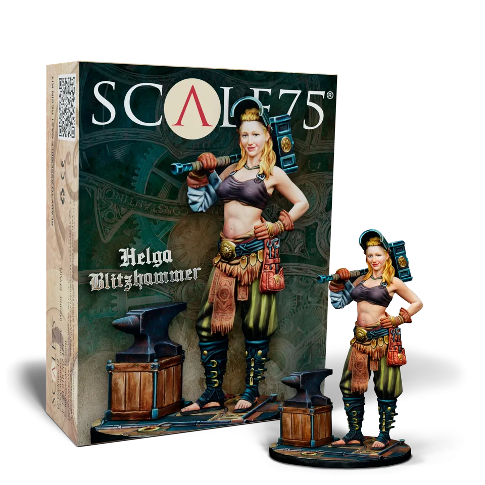 scale75-steam-wars-helga-blitzhammer-figurine-75mm image 1