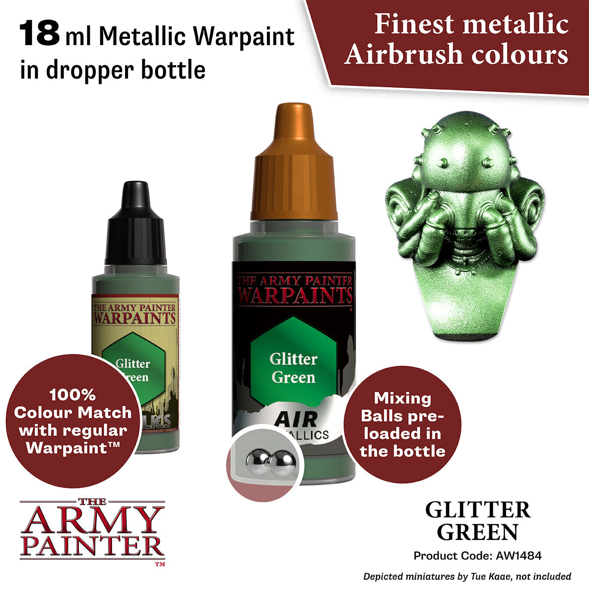 the-army-painter-warpaints-air-glitter-green-peinture-a-rographe image 2