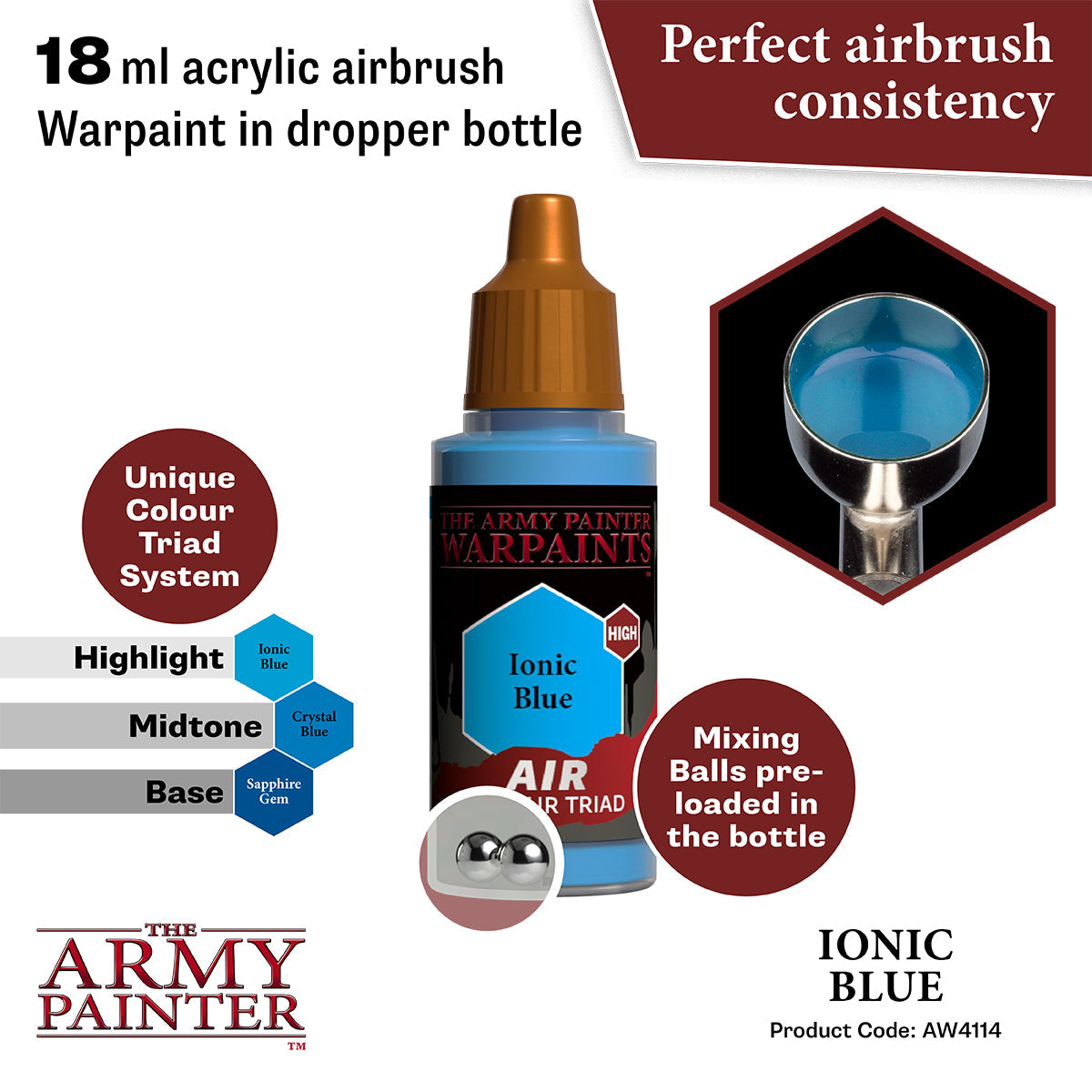 the-army-painter-warpaints-air-ionic-blue-peinture-acrylique-bleu-18-ml image 2