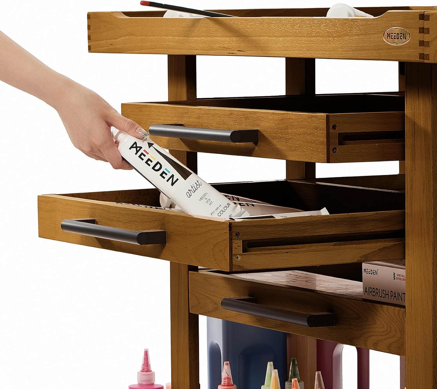 meeden-art-carts-w13h-extra-large-desserte-noyer-h-tre image 3