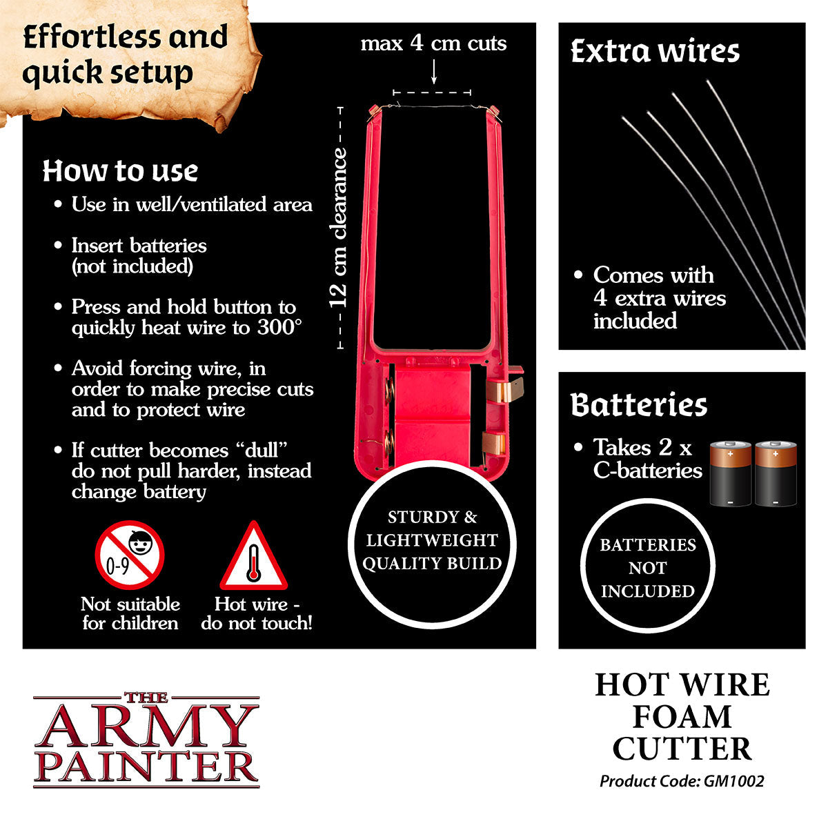 the-army-painter-gamemaster-cutter-fil-chaud-mousse-et-polystyr-ne image 5