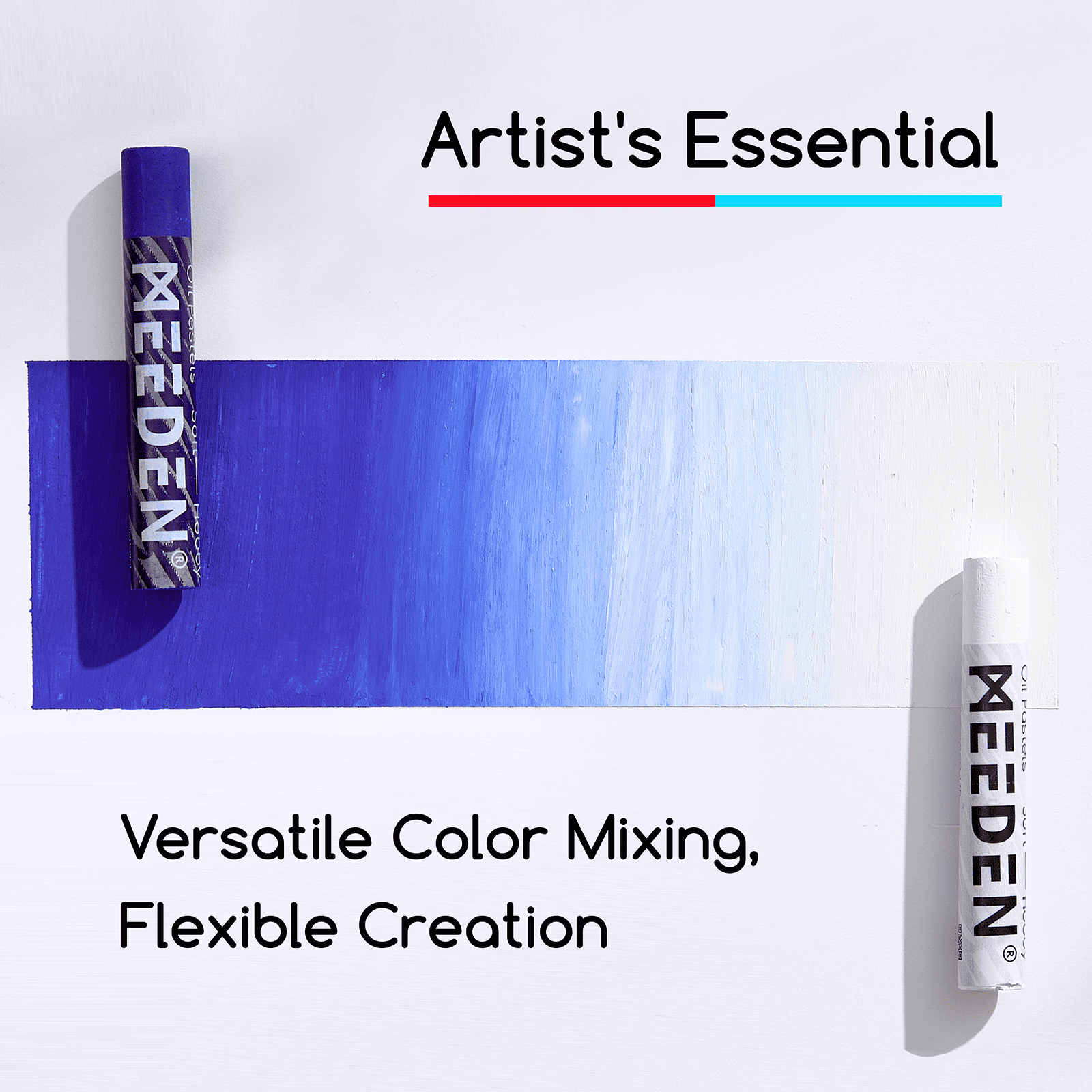 meeden-pastels-blanc-pastel-l-huile-tendre-lot-de-6 image 4