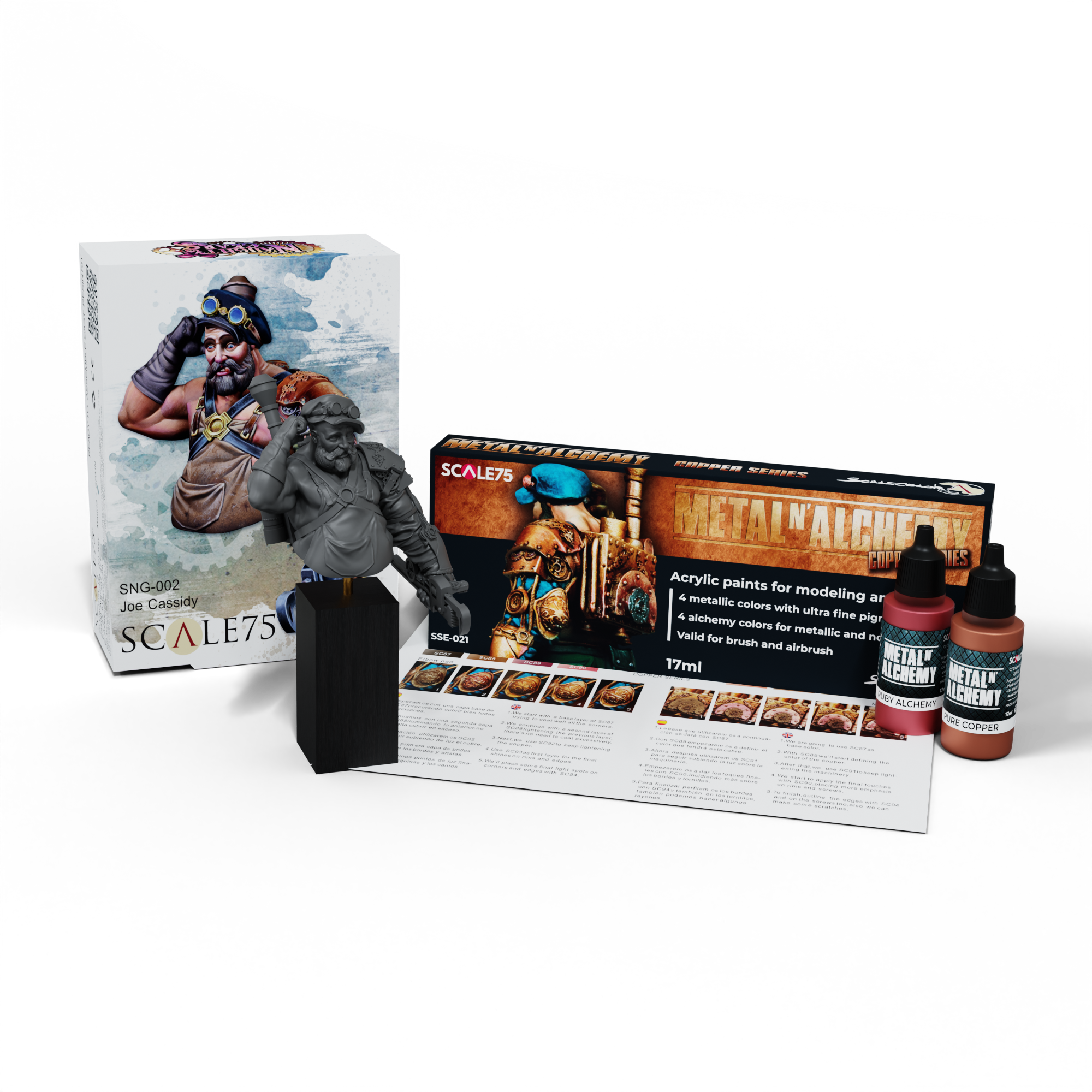 scale75-pack-copper-series-joe-cassidy-kit-peinture-figurine-m-tal image 1