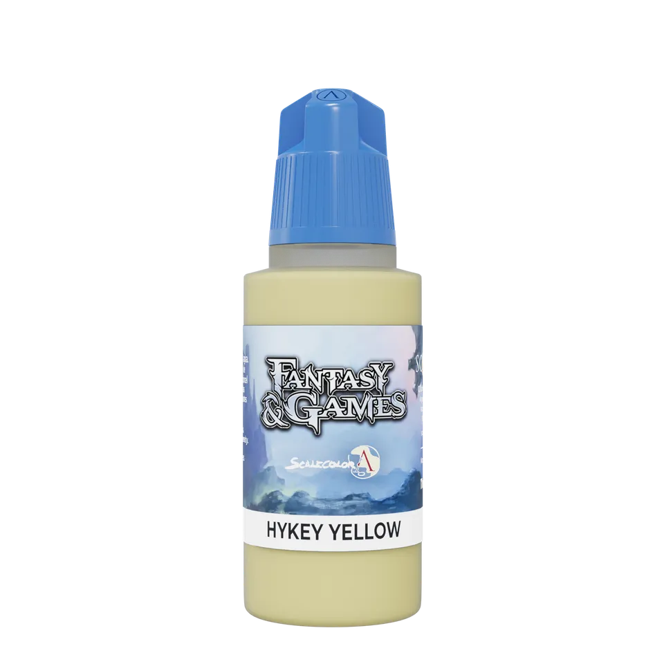 scale75-scalecolor-hykey-yellow-peinture-acrylique-17-ml-jaune image 1
