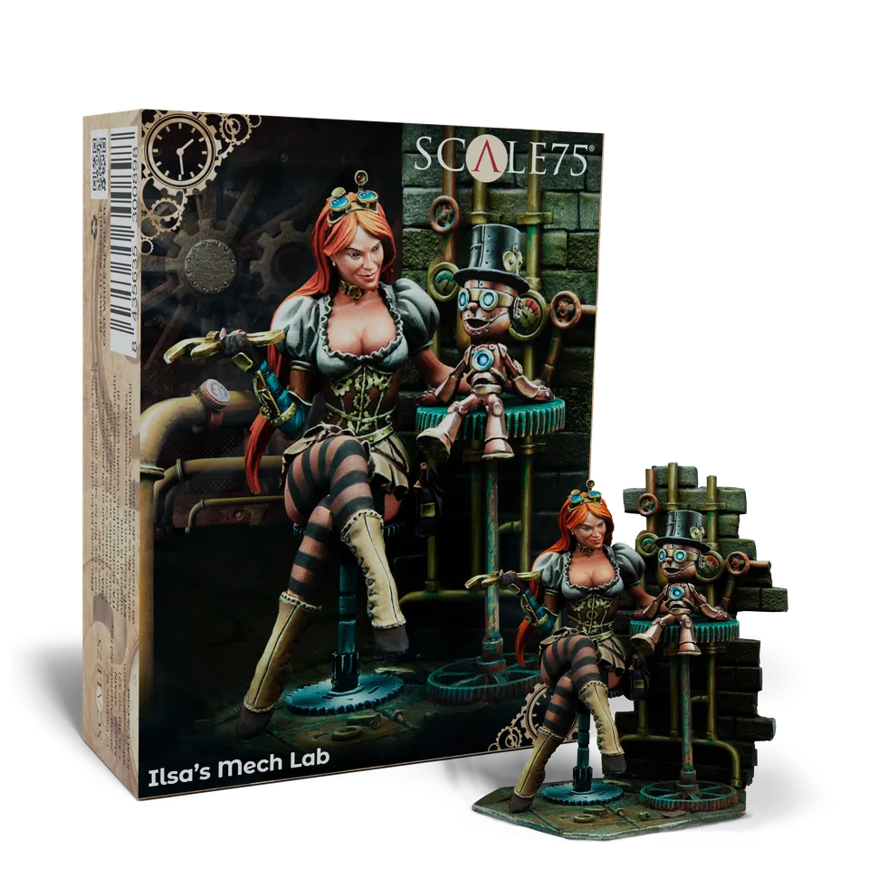 scale75-characters-ilsa-s-mech-lab-figurine-75mm-non-peinte image 1