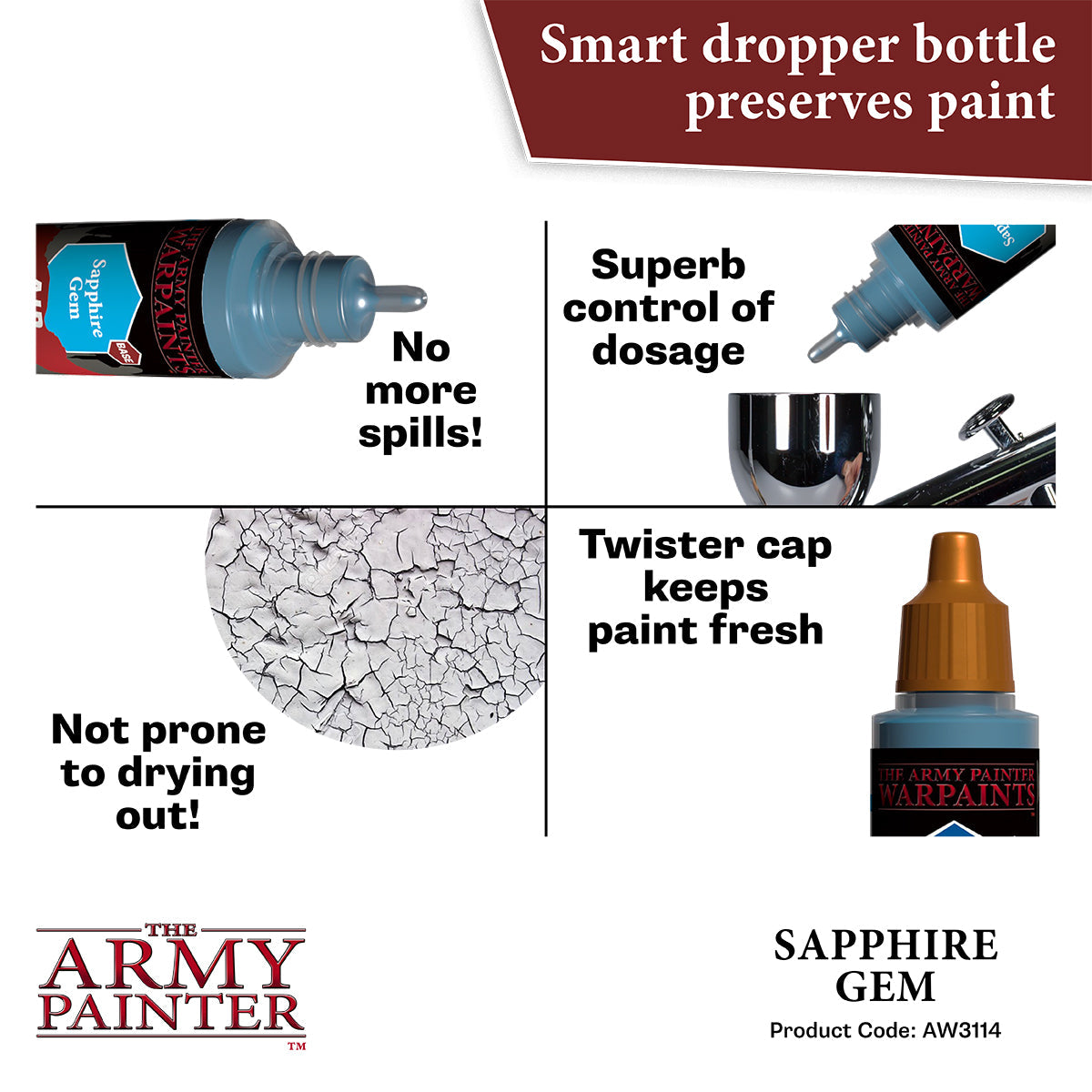 the-army-painter-warpaints-air-sapphire-gem-peinture-a-rographe-bleu image 5