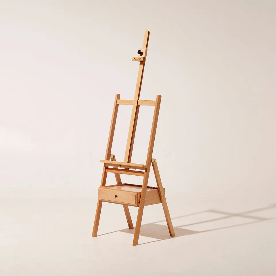 meeden-hj-1a-chevalet-d-atelier-bois-avec-tiroir image 1