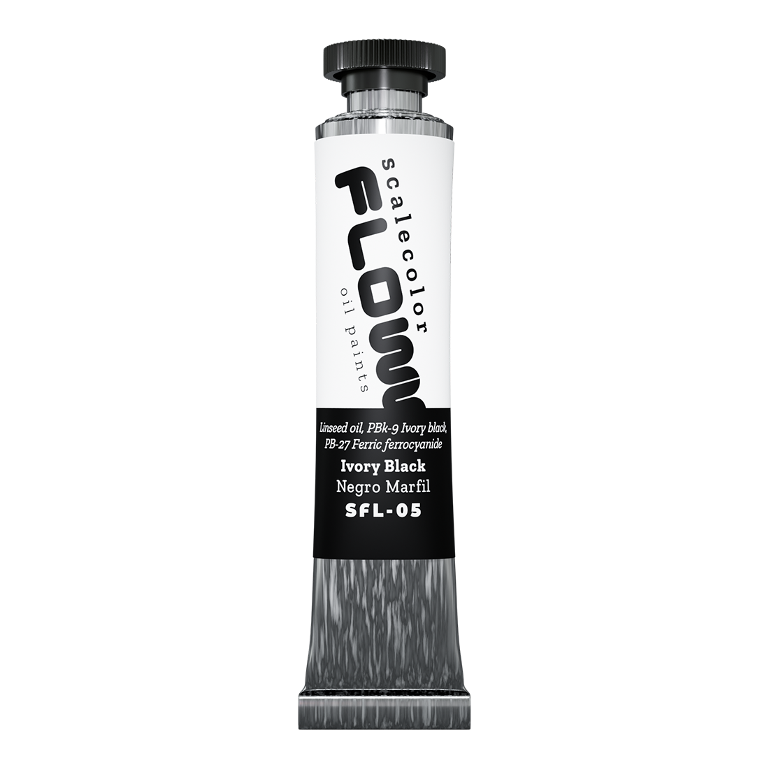 scale75-scalecolor-ivory-black-peinture-l-huile-20ml-mate image 1