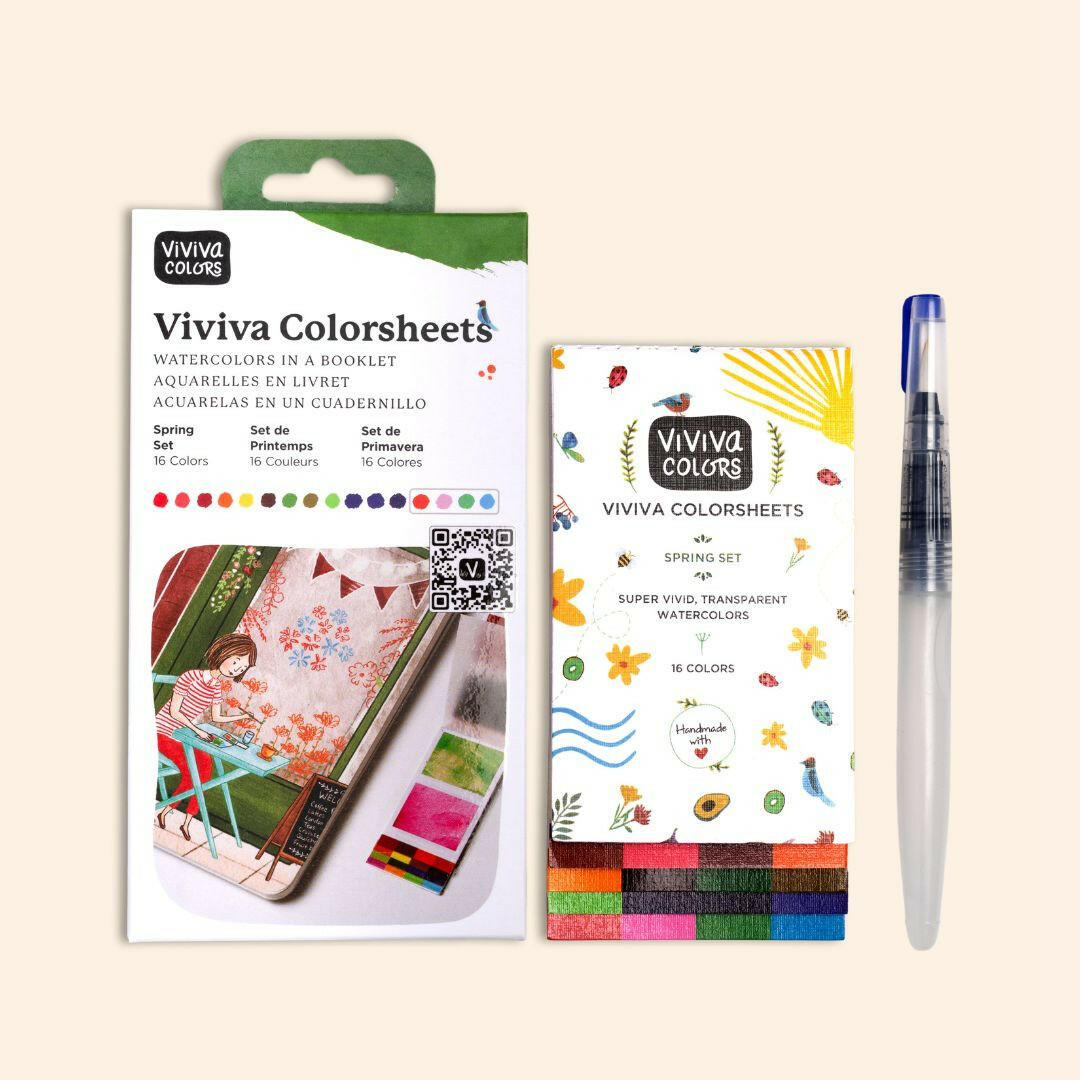 viviva-sketcher-set-original-kit-aquarelle-pinceau-eau image 3