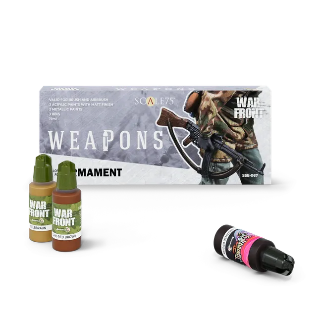 scale75-specials-sets-weapons-kit-peinture-armes-8-flacons image 1