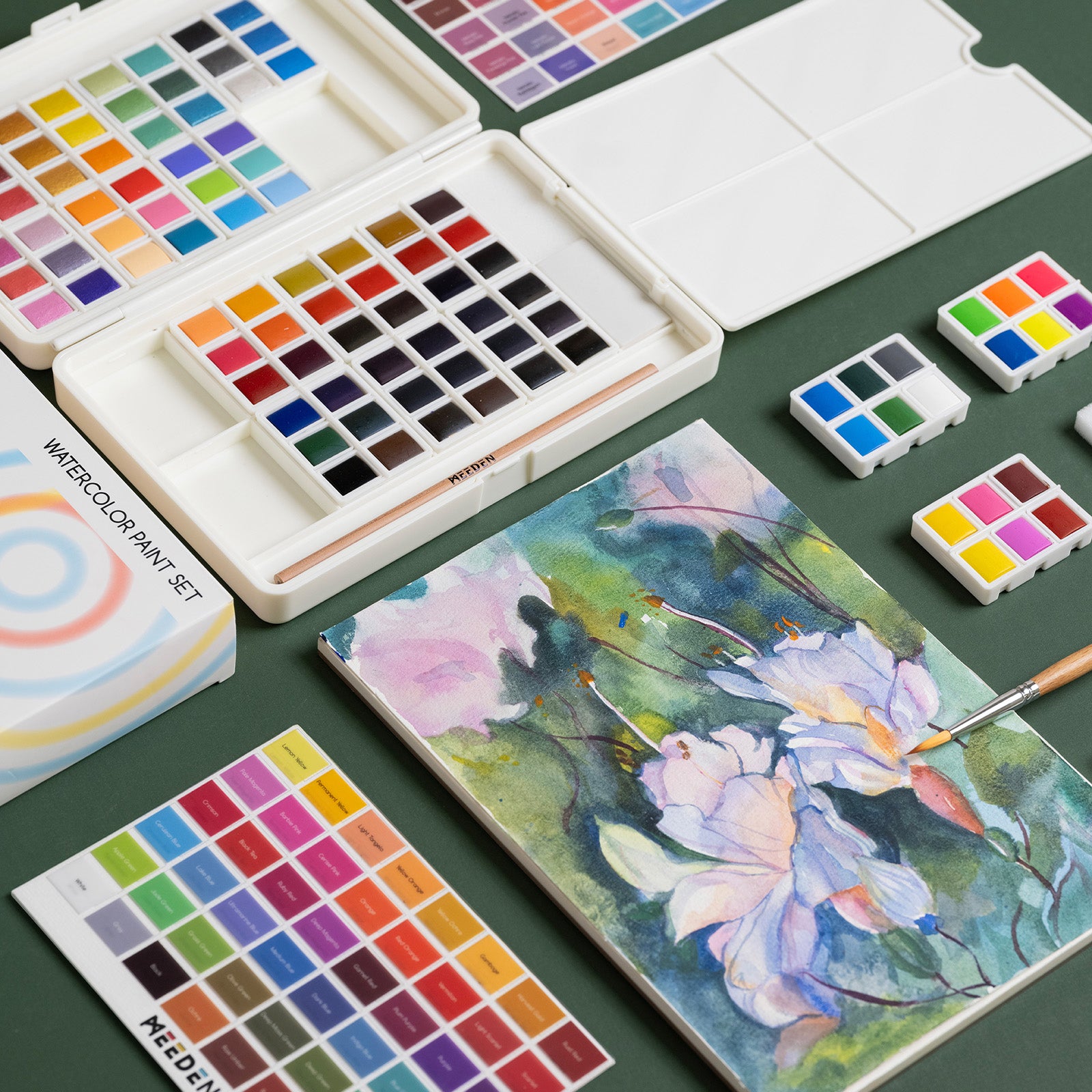 meeden-watercolor-coffret-aquarelle-96-couleurs-m-tallique image 3