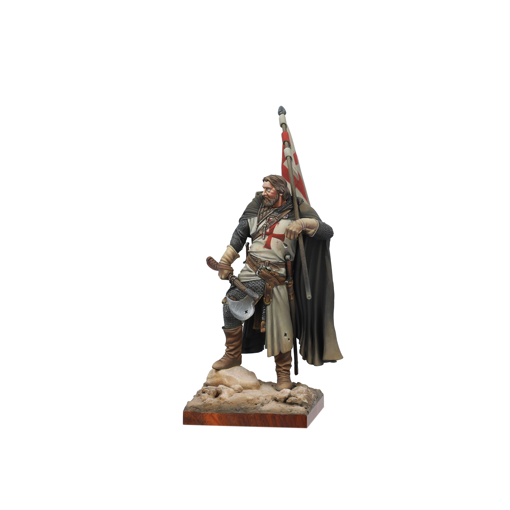 scale75-middle-ages-knight-of-the-cross-figurine-chevalier image 4