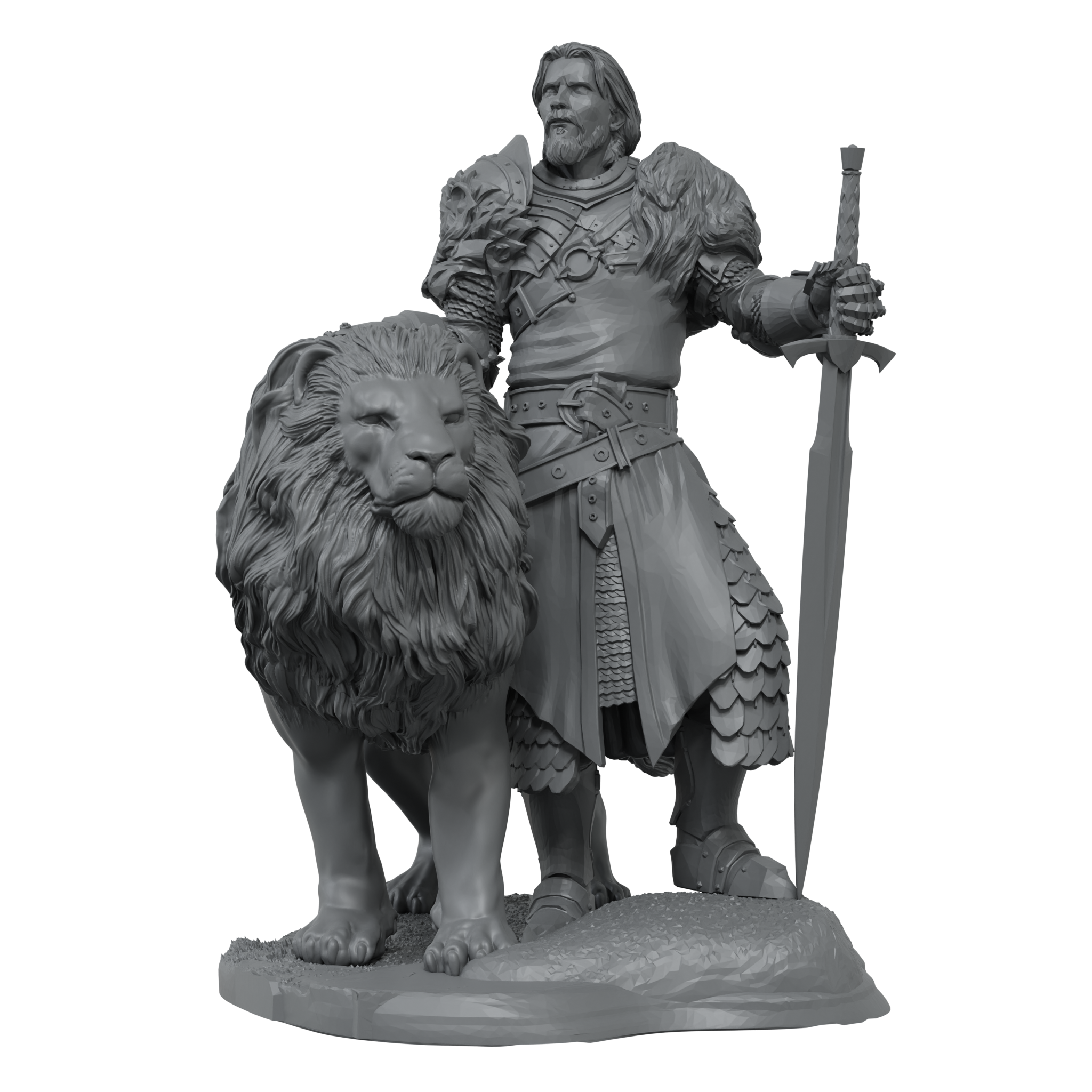 scale75-scaleworld-keynan-king-of-lions-figurine-m-tal image 2