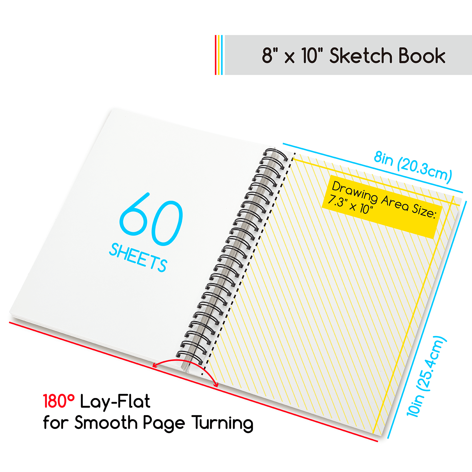 meeden-books-pads-carnet-dessin-mixte-9x12-165-g-m image 5