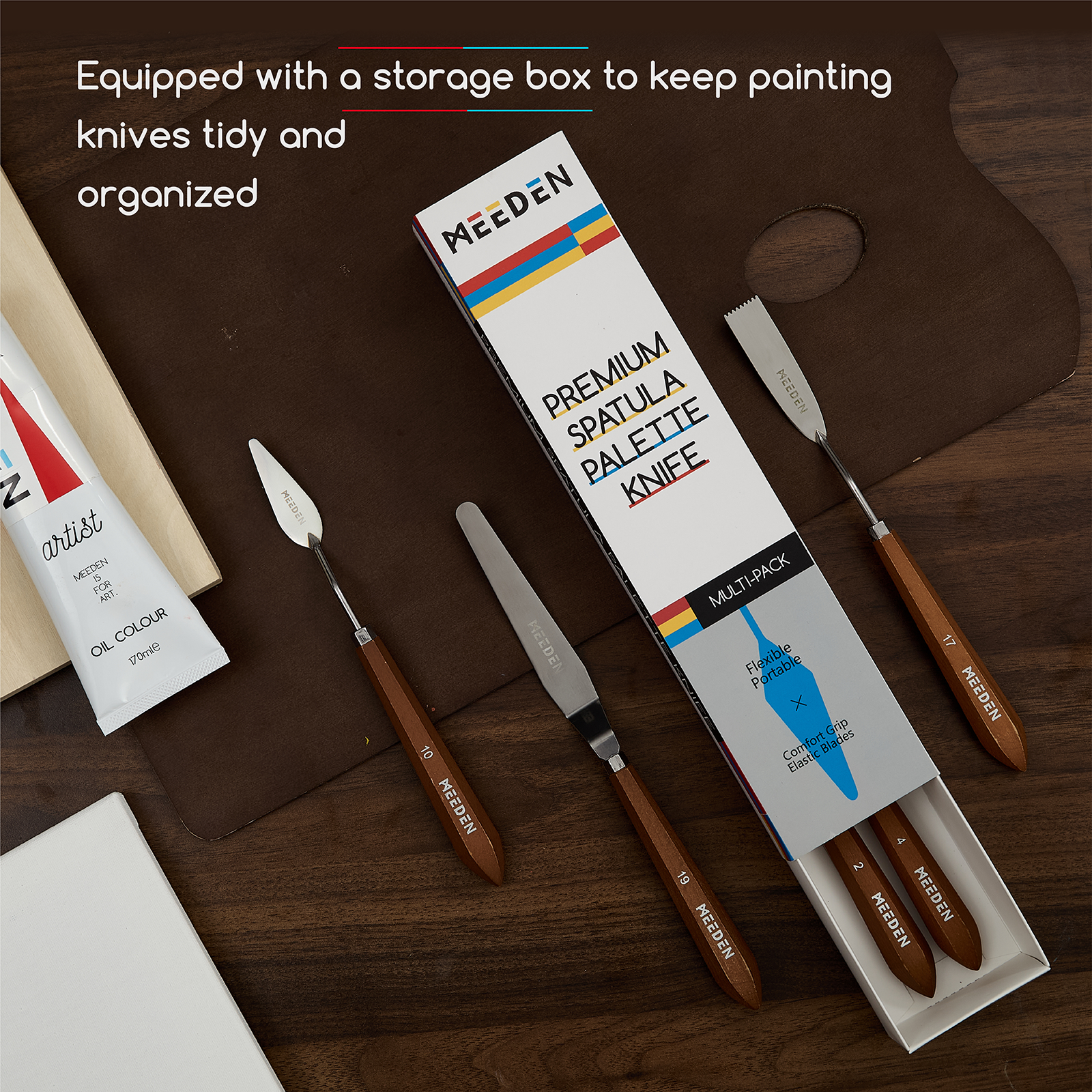 meeden-couteau-palette-peinture-lame-inox image 2