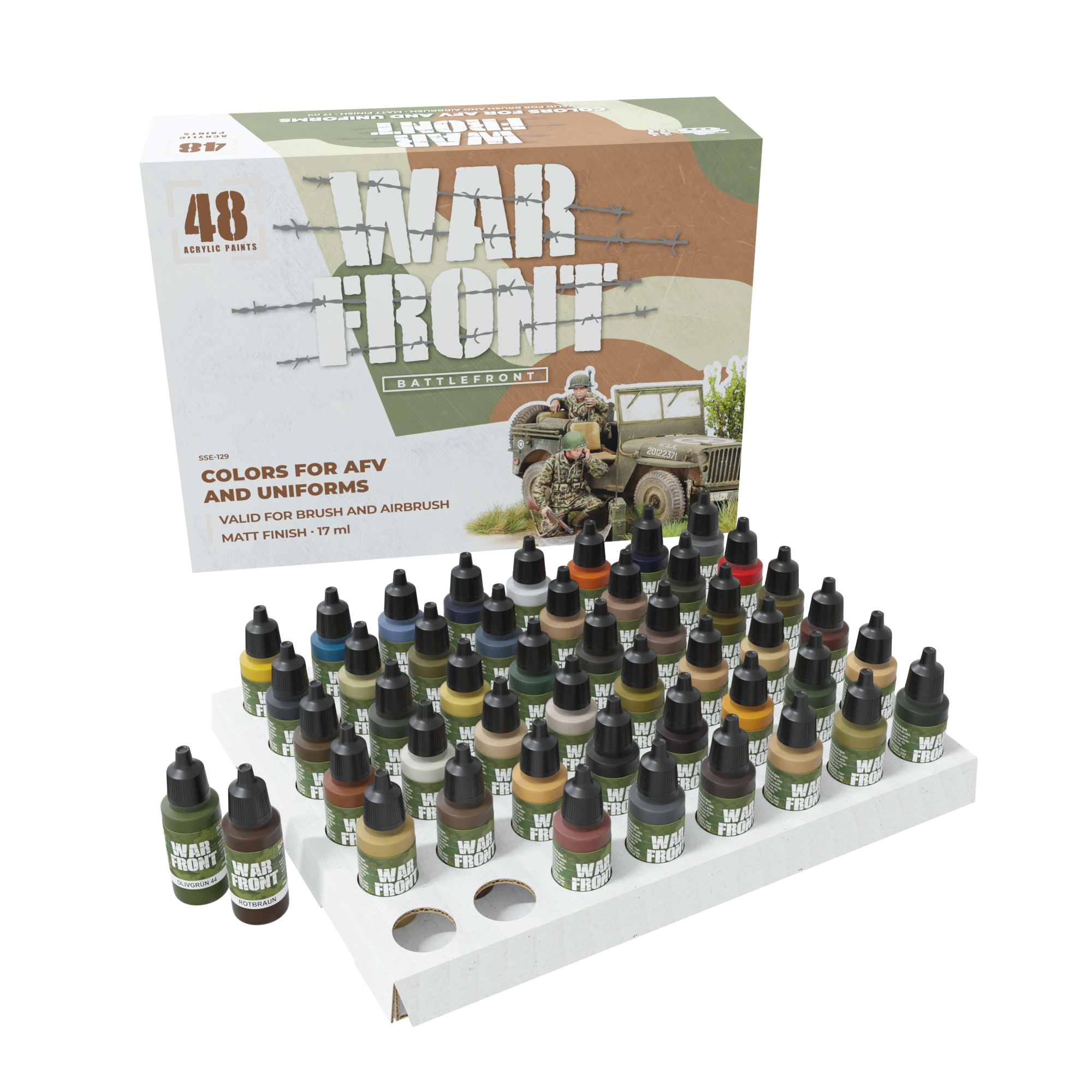 scale75-warfront-battlefront-set-8-peintures-militaires image 2
