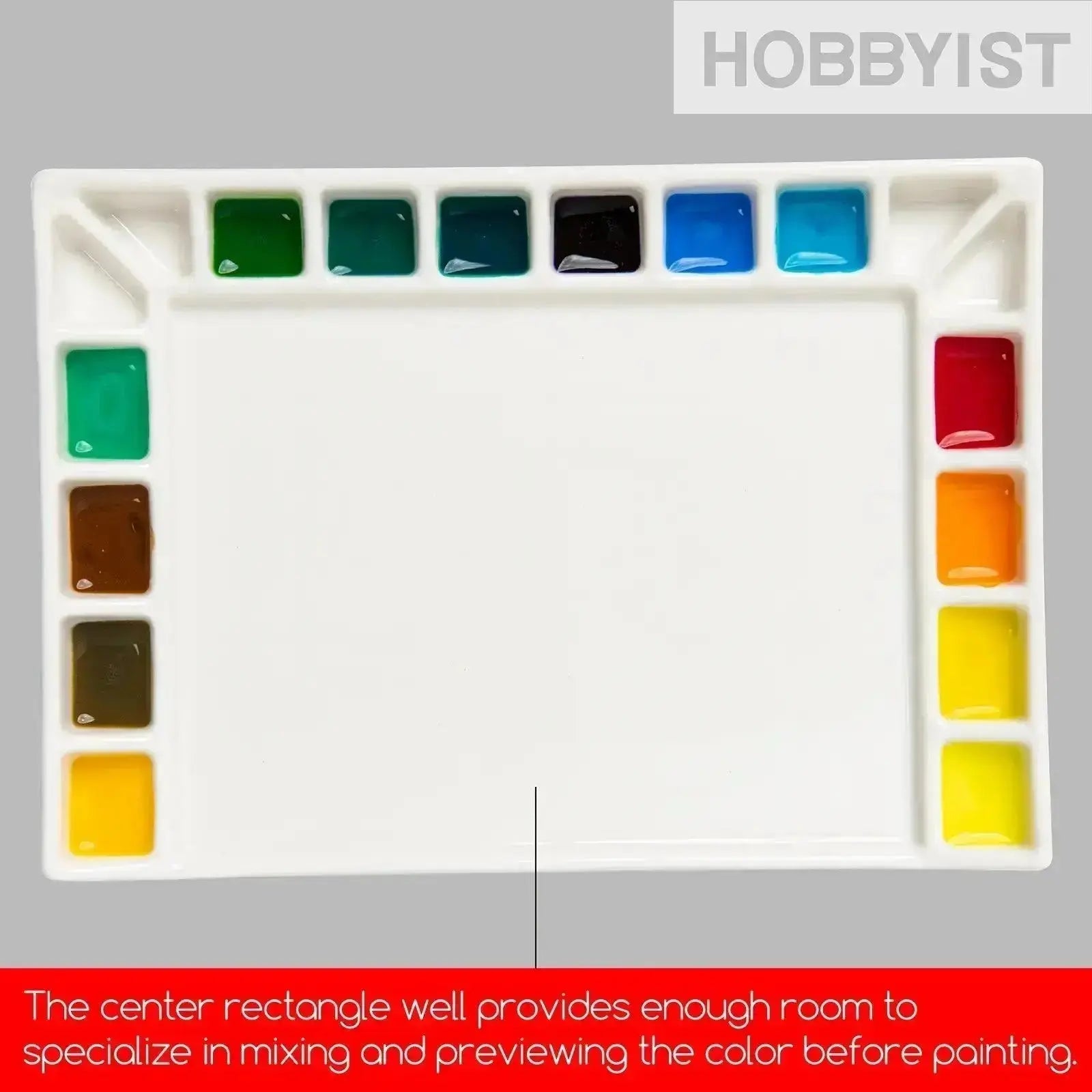 meeden-palettes-palette-porcelaine-18-puits-aquarelle-blanc image 3