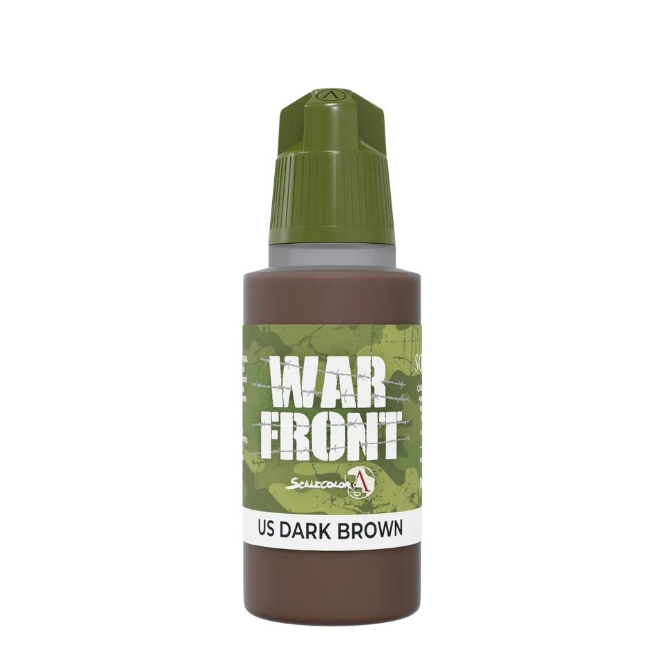 scale75-warfront-us-dark-brown-peinture-acrylique-17-ml image 1