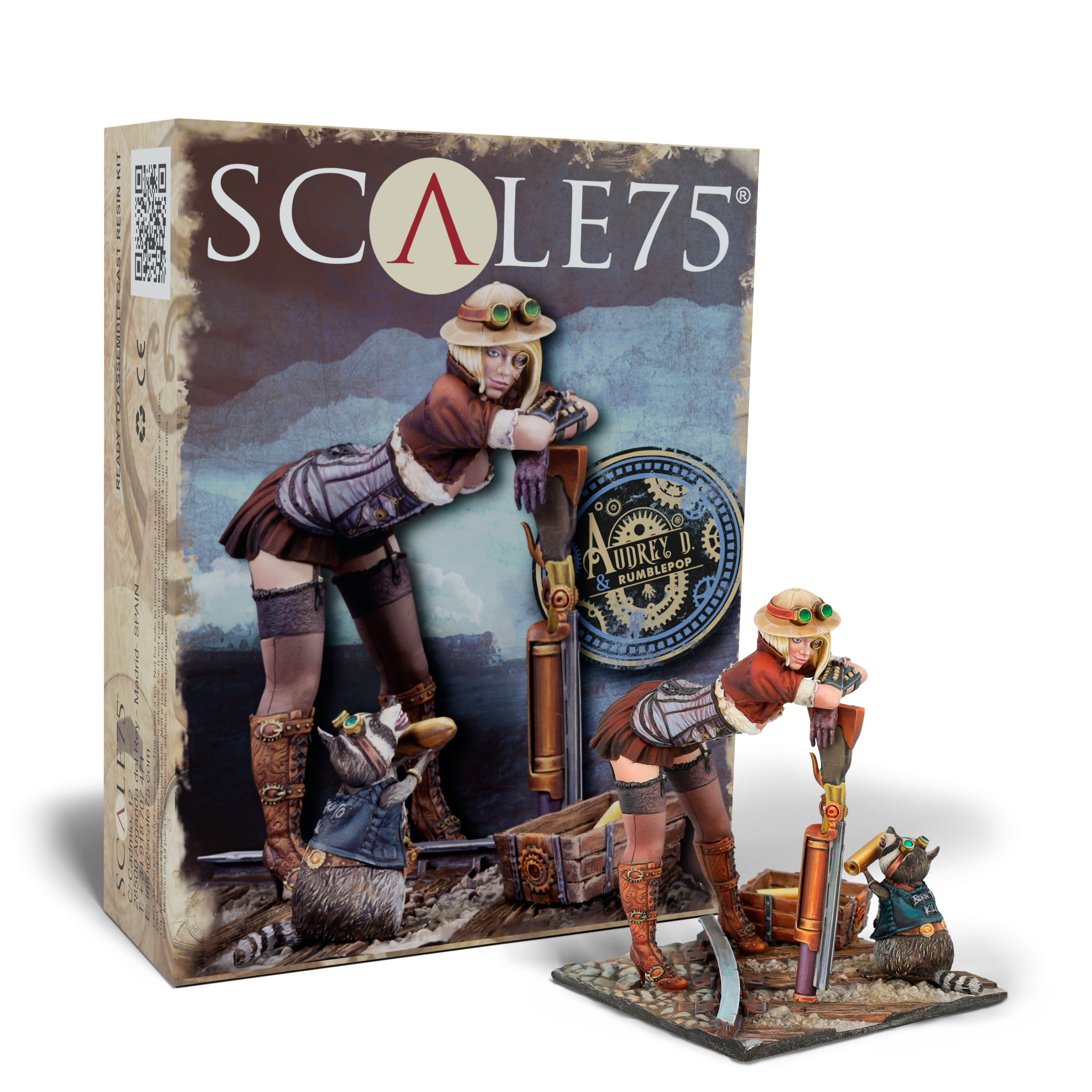 scale75-characters-audrey-d-rumblepop-figurine-75mm-non-peinte image 1