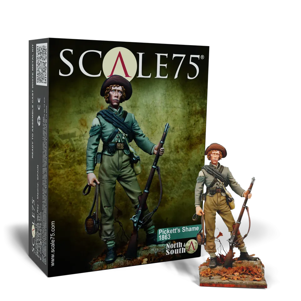 scale75-pickett-s-shame-1863-figurine-75mm-non-peinte image 1