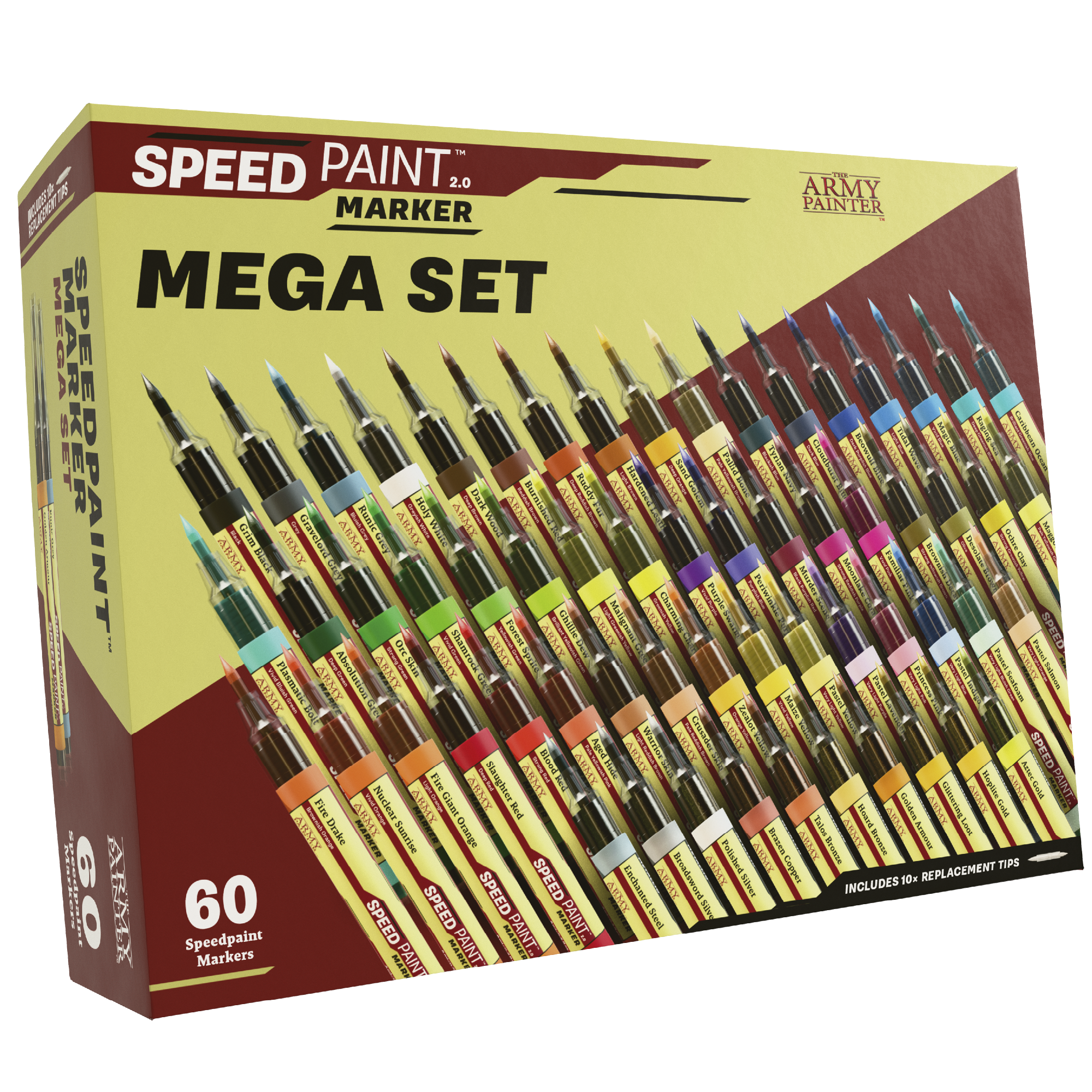the-army-painter-speedpaint-markers-mega-set-marqueurs-60-couleurs image 1
