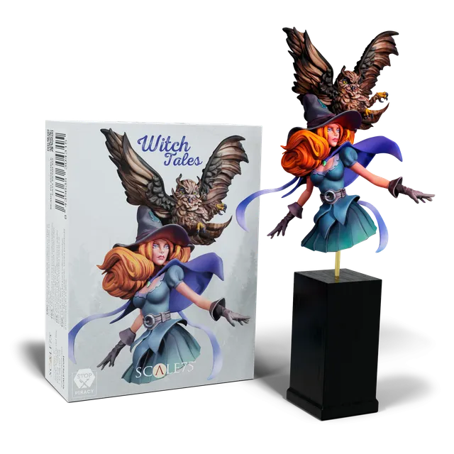 scale75-busts-to-scale-witch-tales-buste-r-sine-1-10-non-peint image 1