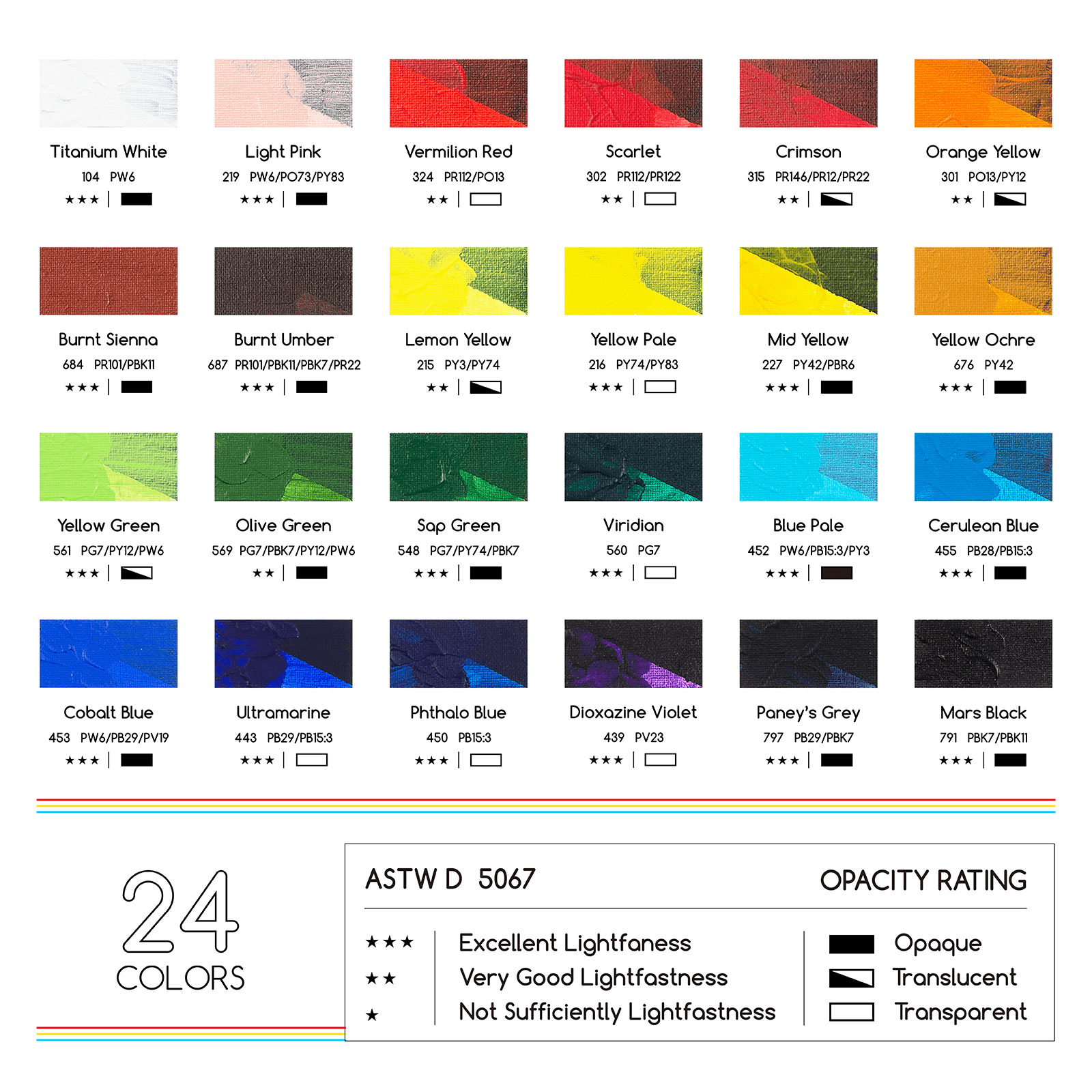 meeden-acrylique-24-tubes-60ml-corps-pais-vives image 6