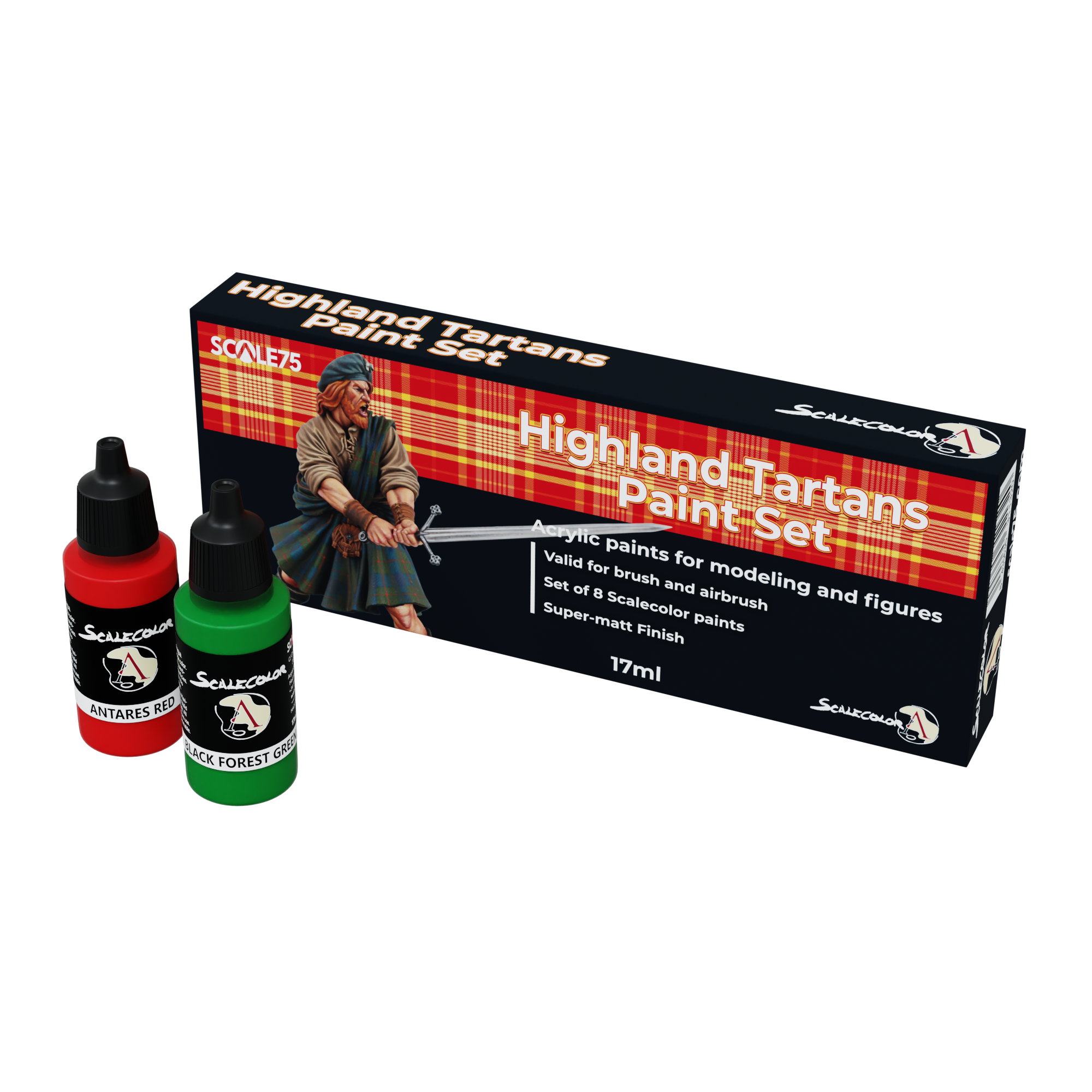 scale75-specials-sets-highland-tartans-set-peinture-tartan-historique image 1